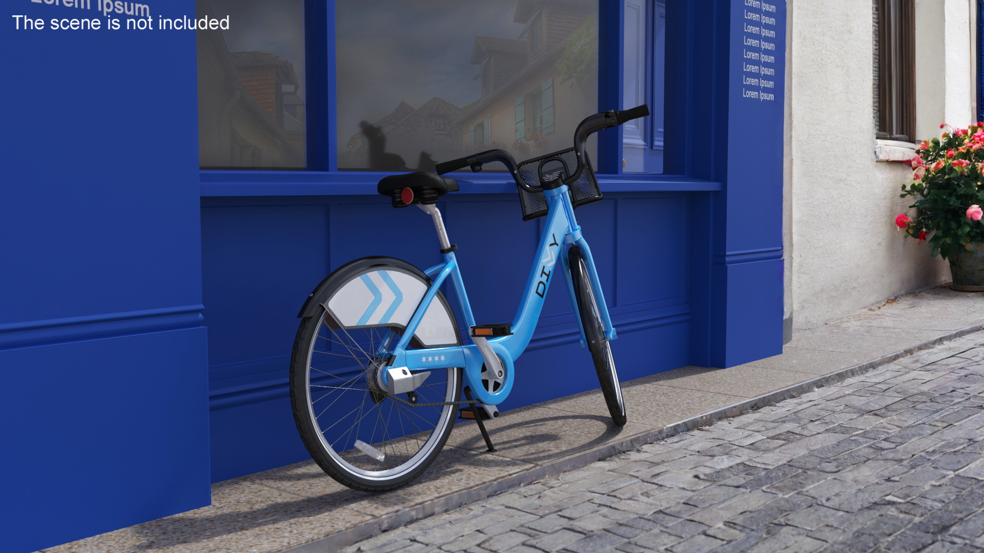 3D City Bike Share Program Bicycle