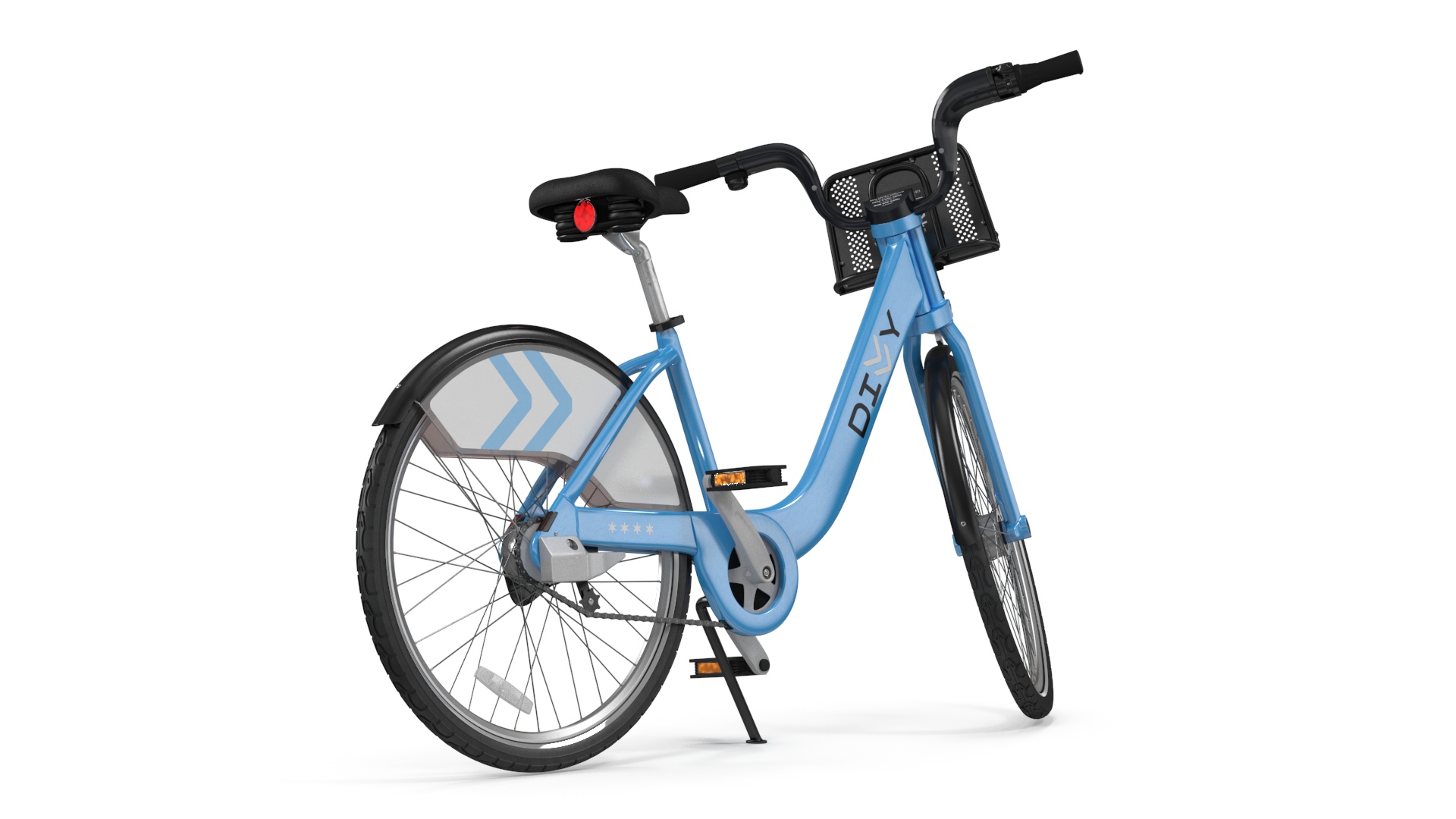 3D City Bike Share Program Bicycle