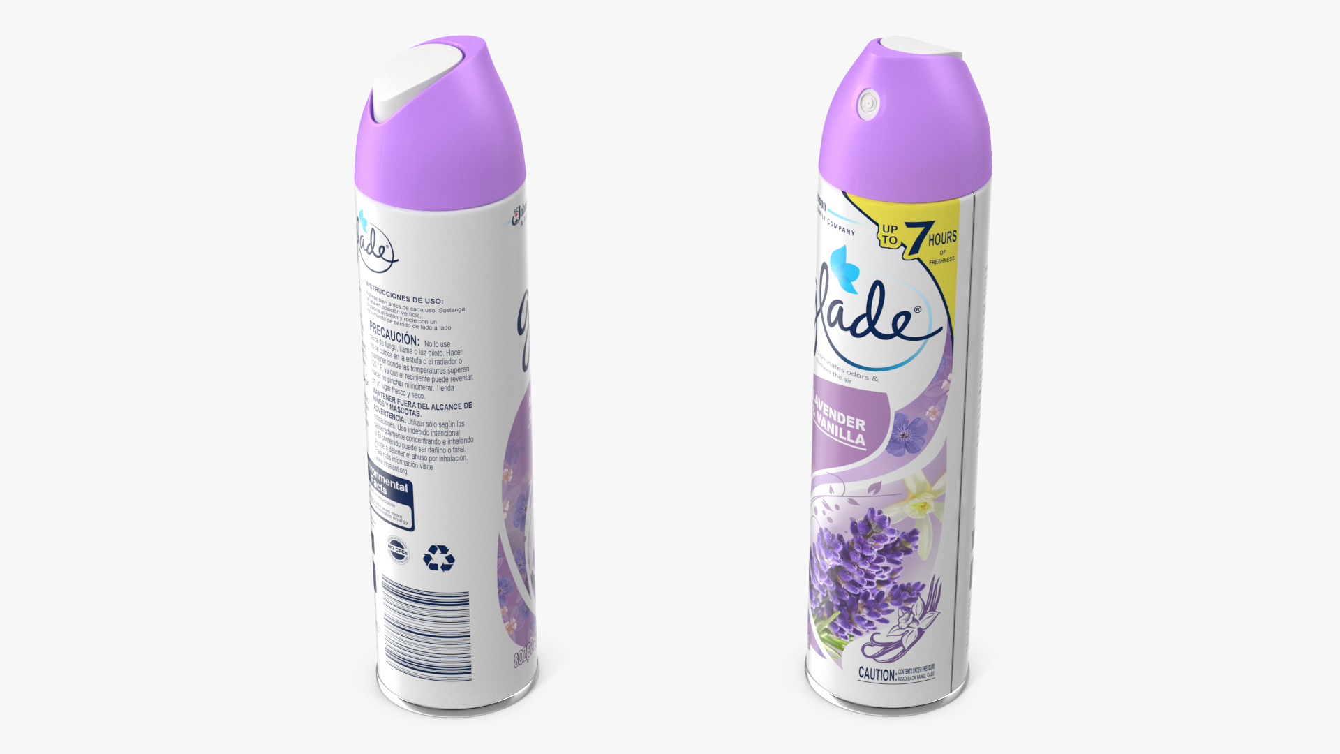 Glade Air Freshener Aerosol Spray Lavender and Vanilla 3D model