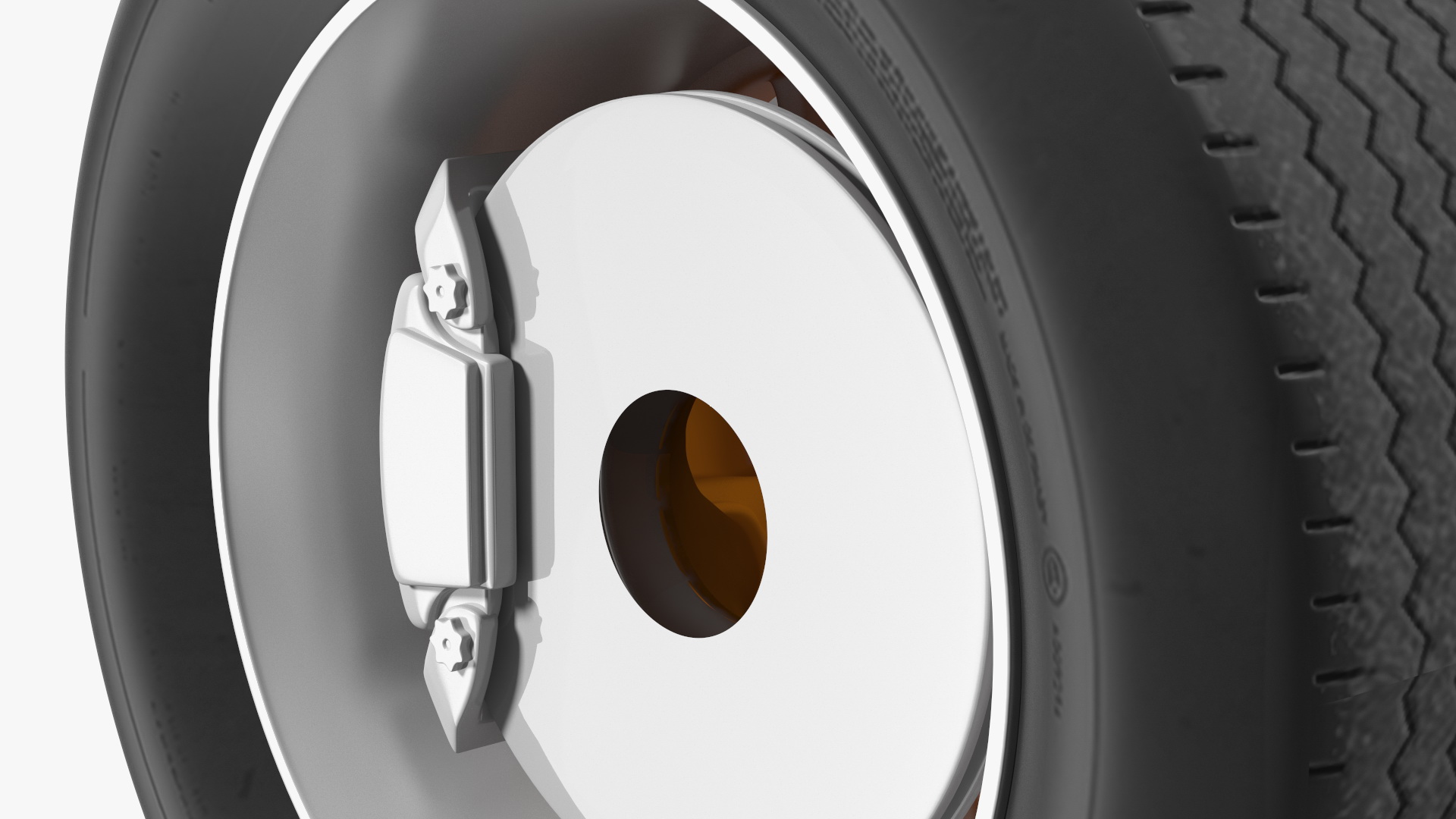 Classic Racing Car Wheel 3D model