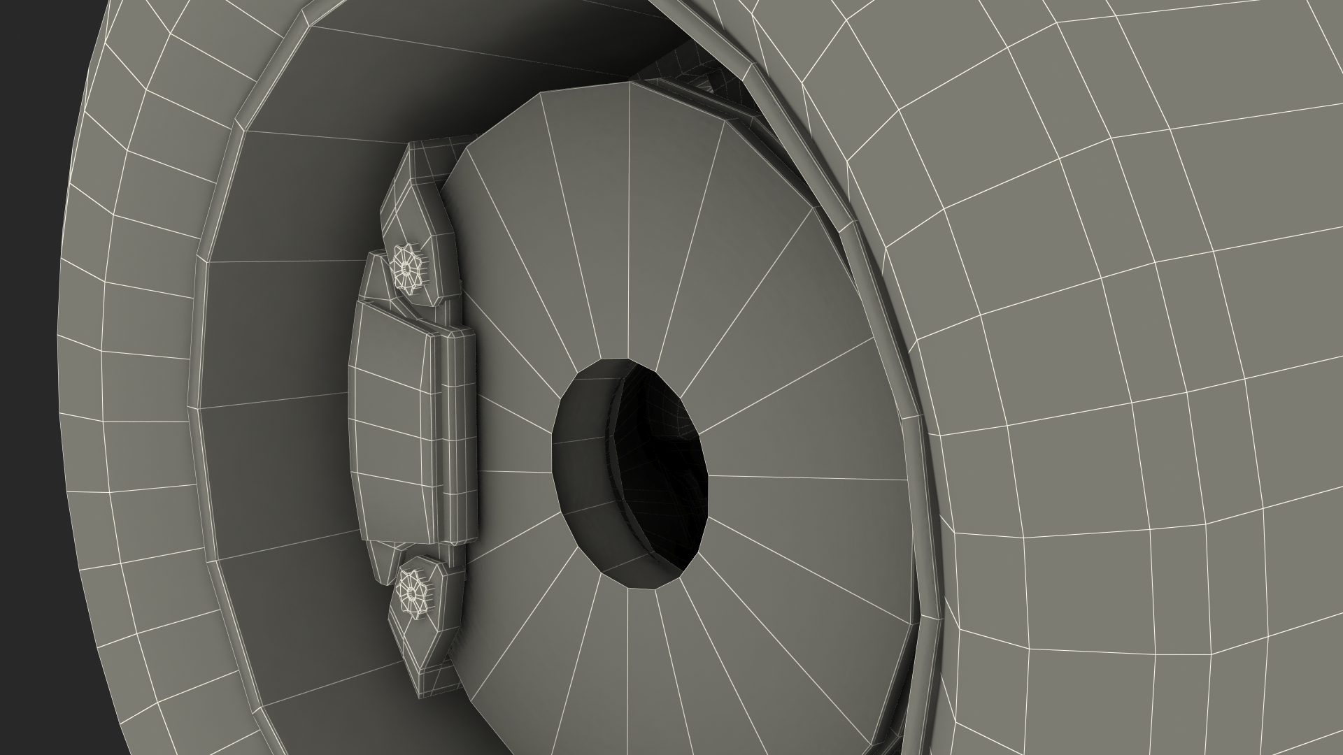 Classic Racing Car Wheel 3D model