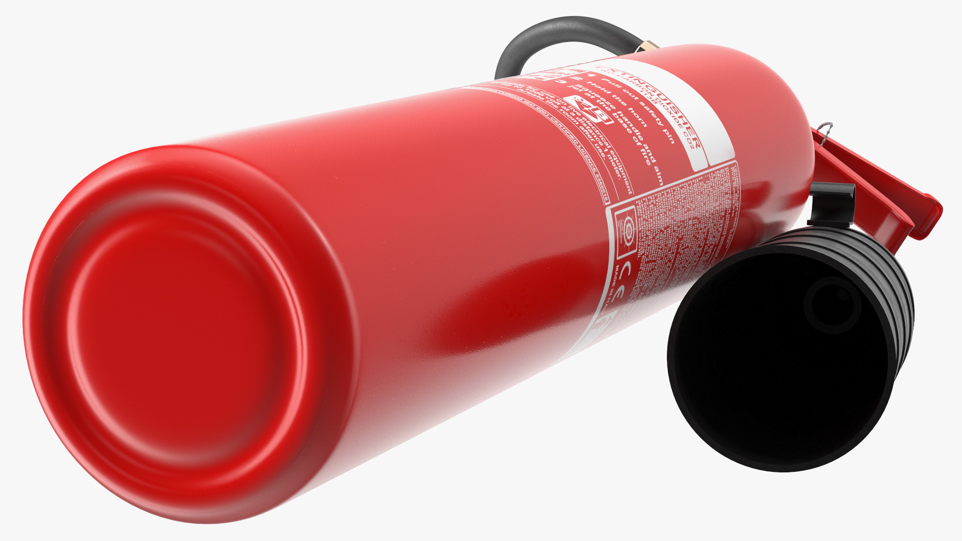 CO2 Marine Fire Extinguisher 5Kg 3D