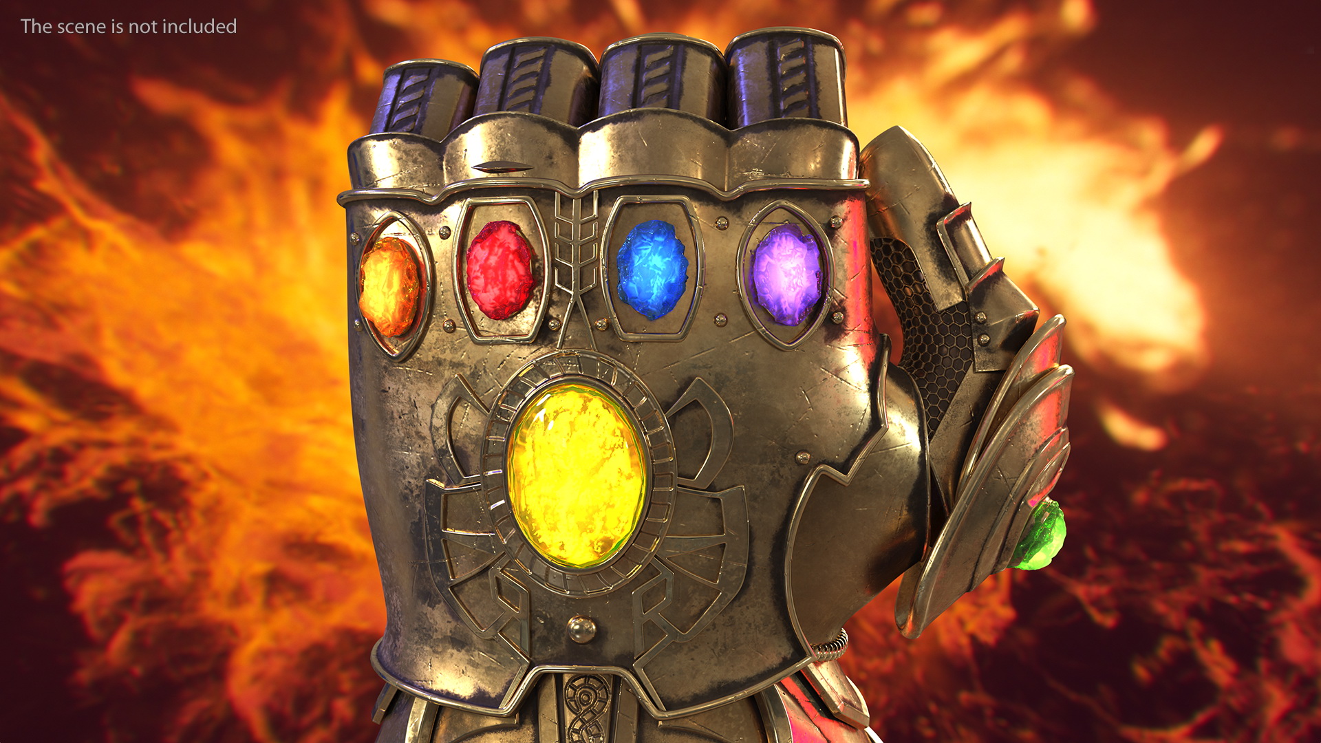 3D model Infinity Gauntlet Glow in Fist