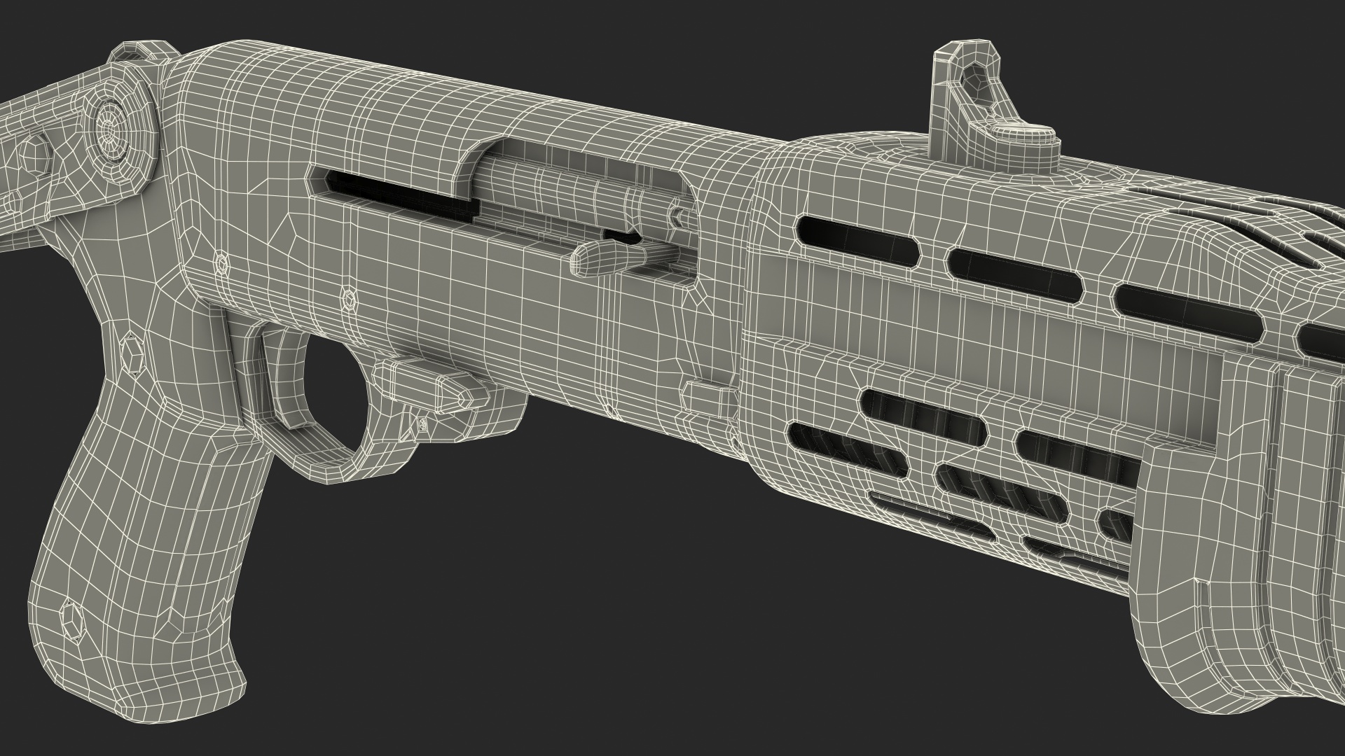 3D Shotgun for Combat model