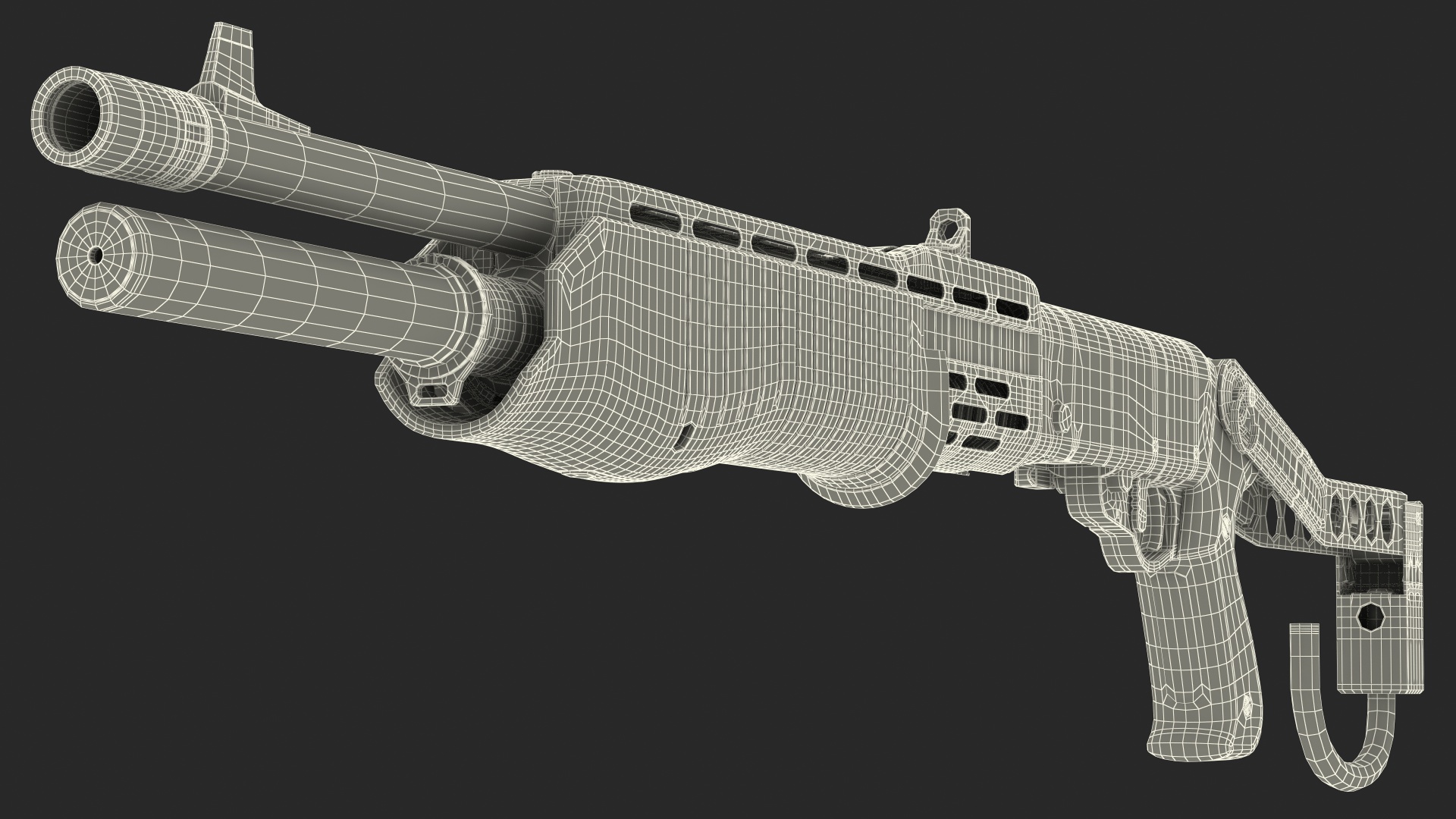 3D Shotgun for Combat model