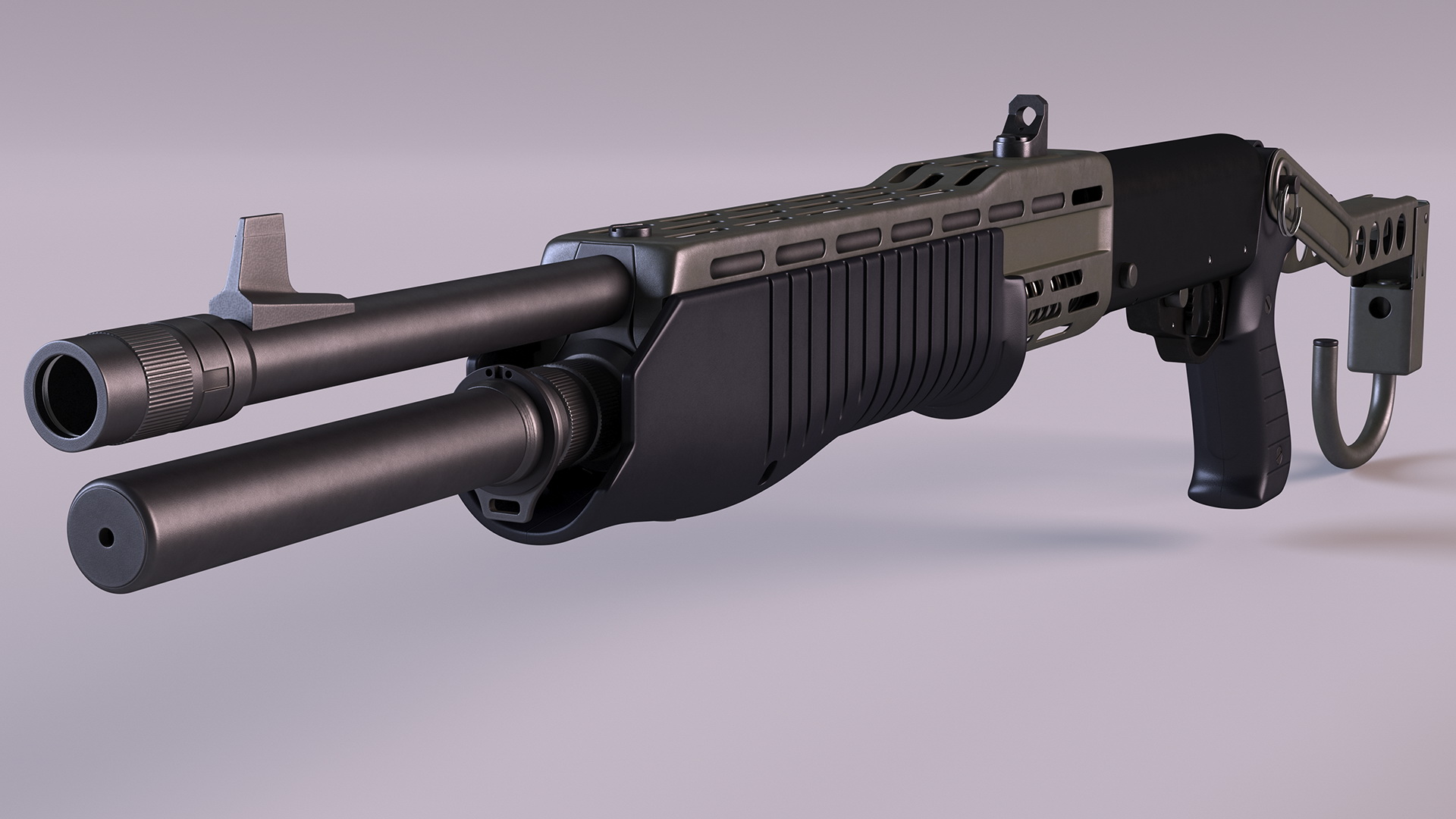 3D Shotgun for Combat model