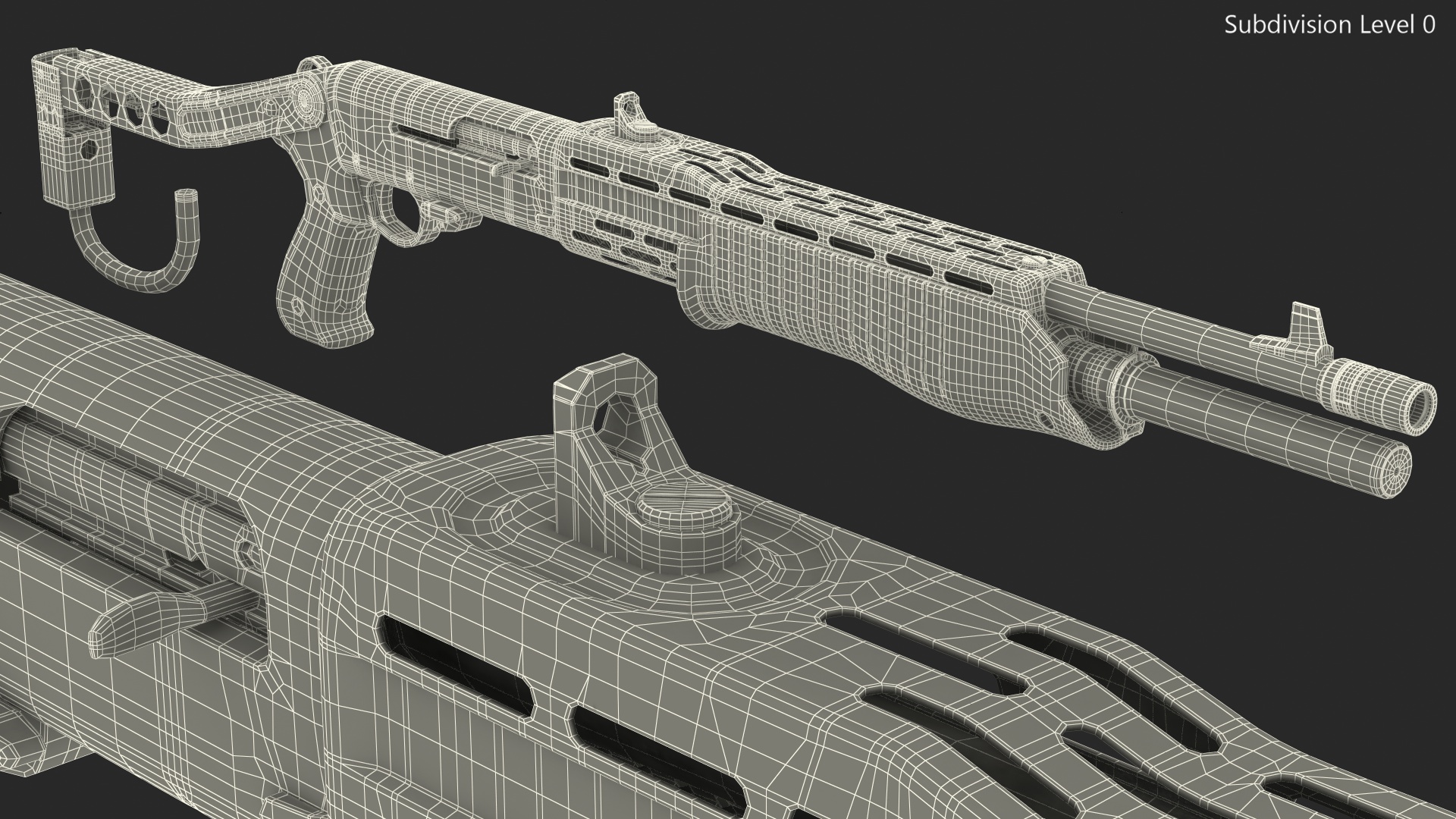 3D Shotgun for Combat model