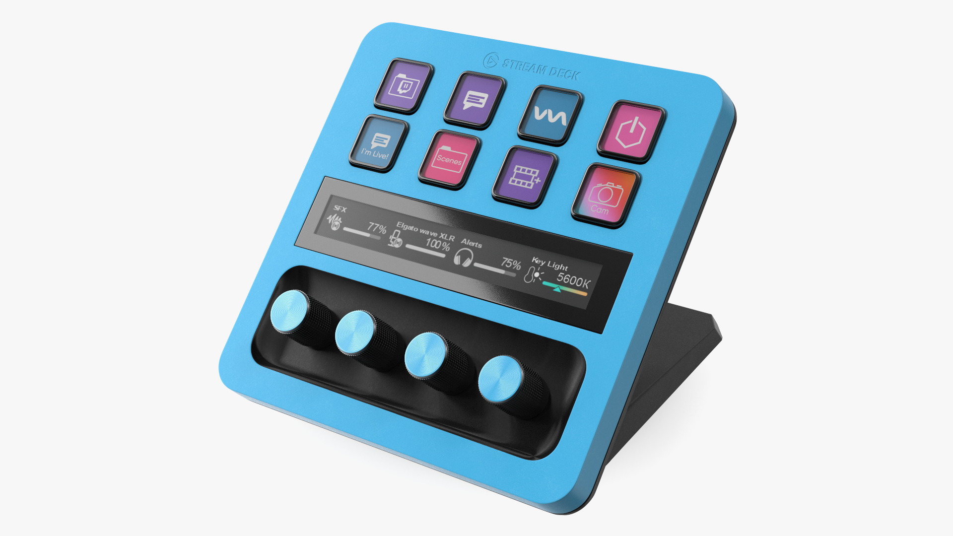 3D Elgato Stream Deck Blue model