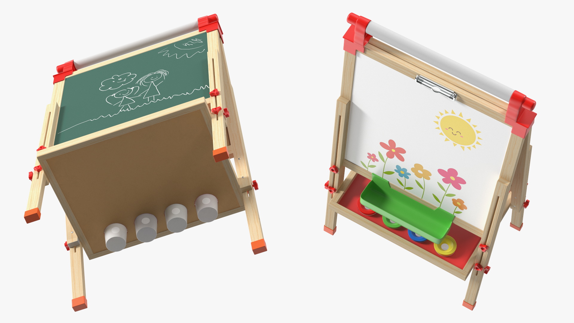 3D Childrens Whiteboard 38 Inches with Picture model