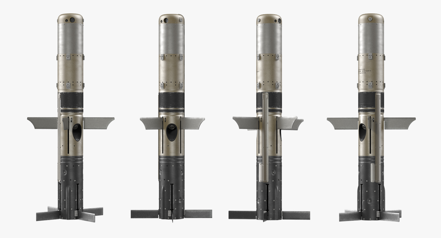 BGM 71F TOW Missile 3D model