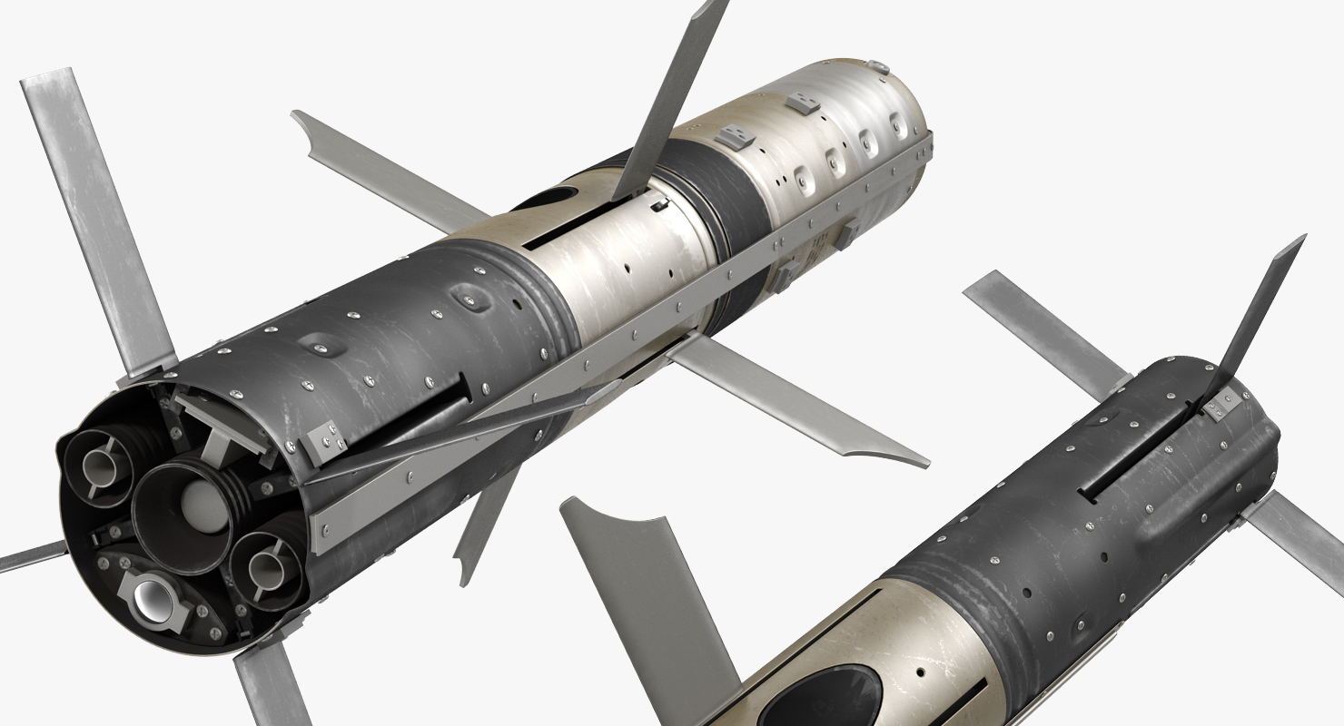 BGM 71F TOW Missile 3D model