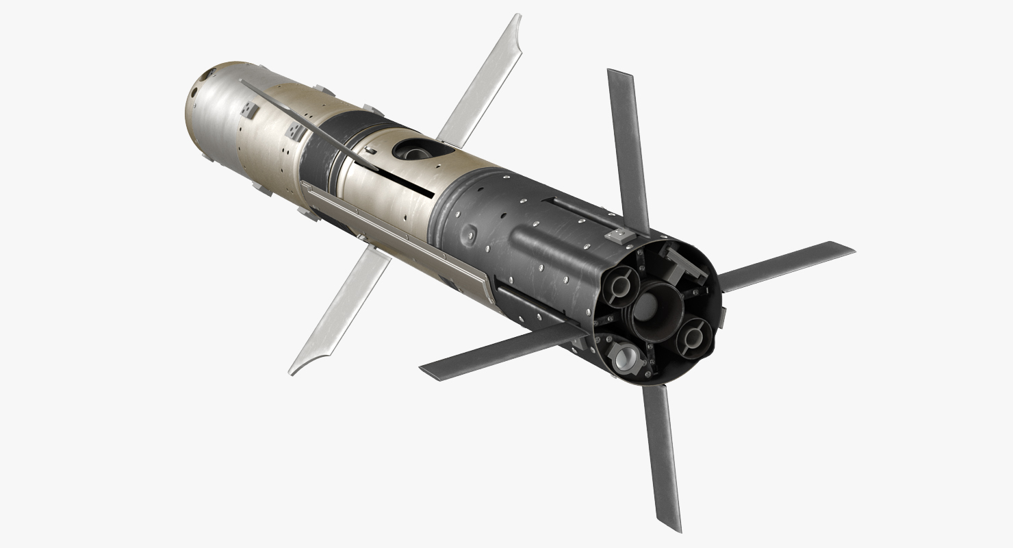 BGM 71F TOW Missile 3D model