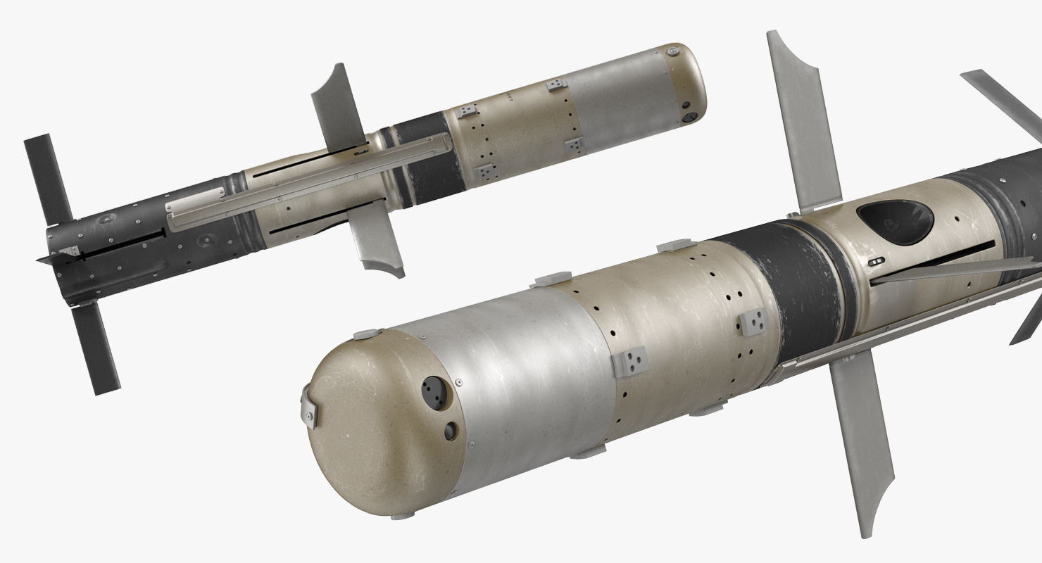 BGM 71F TOW Missile 3D model