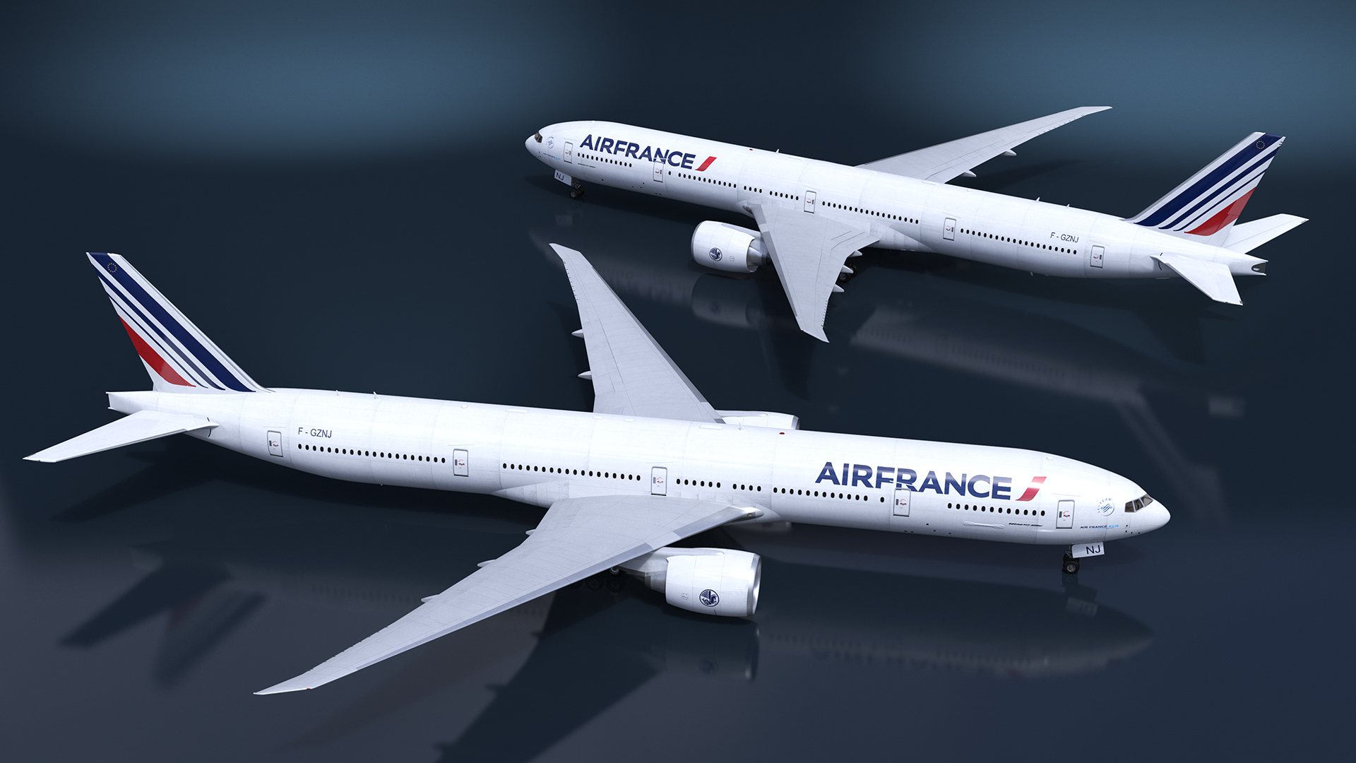 Air France Boeing 777-300ER 3D