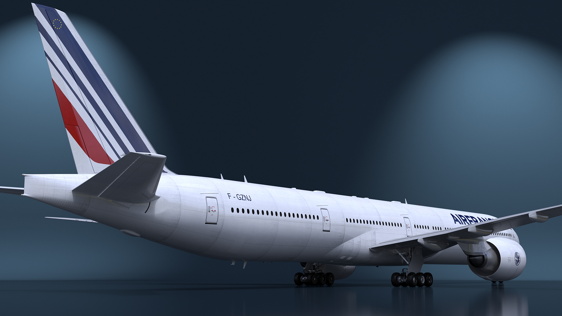 Air France Boeing 777-300ER 3D