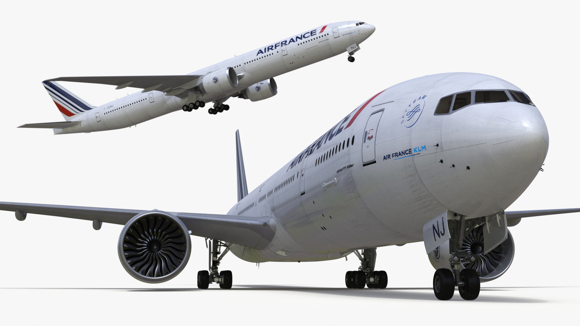 Air France Boeing 777-300ER 3D