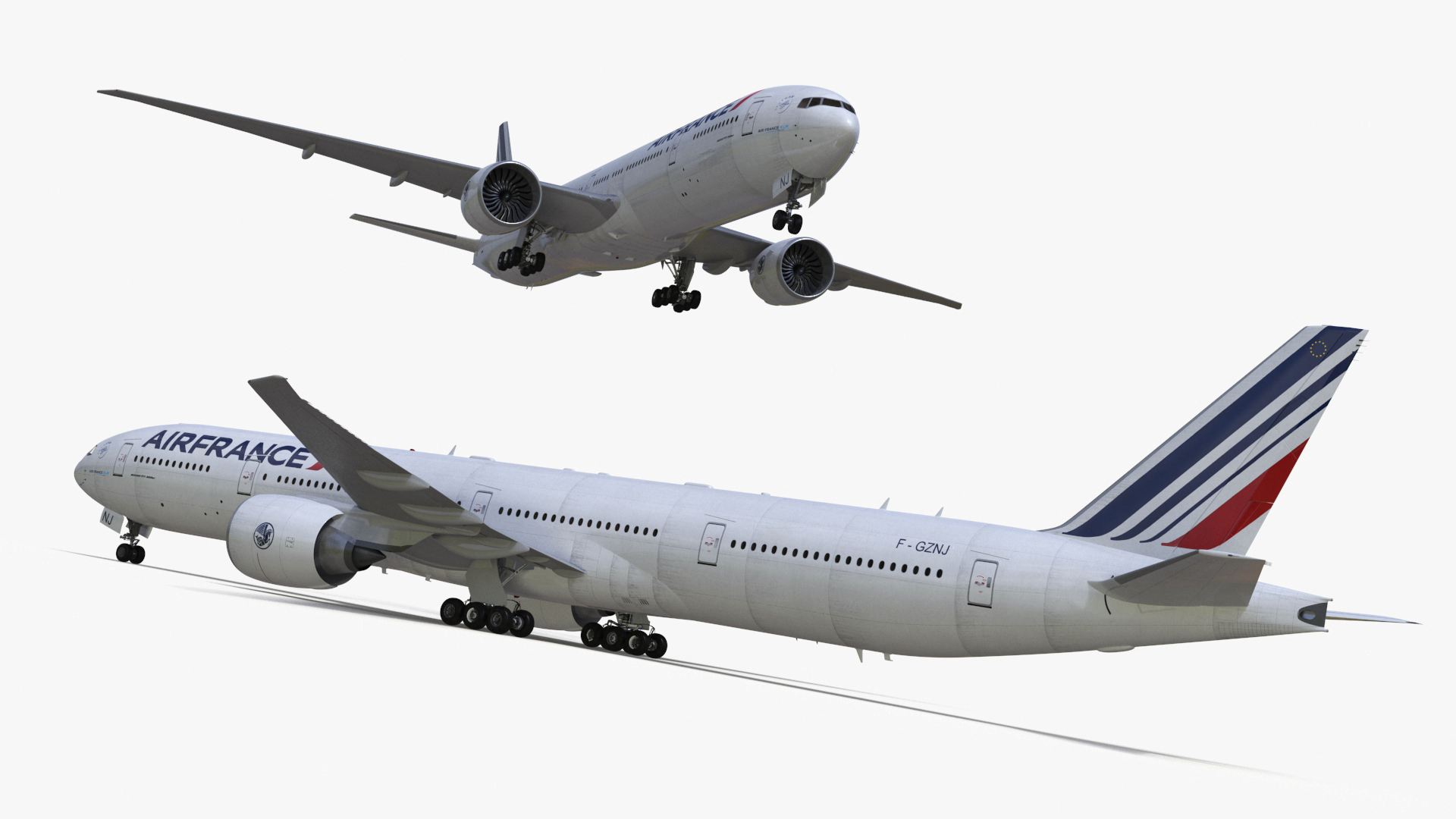 Air France Boeing 777-300ER 3D