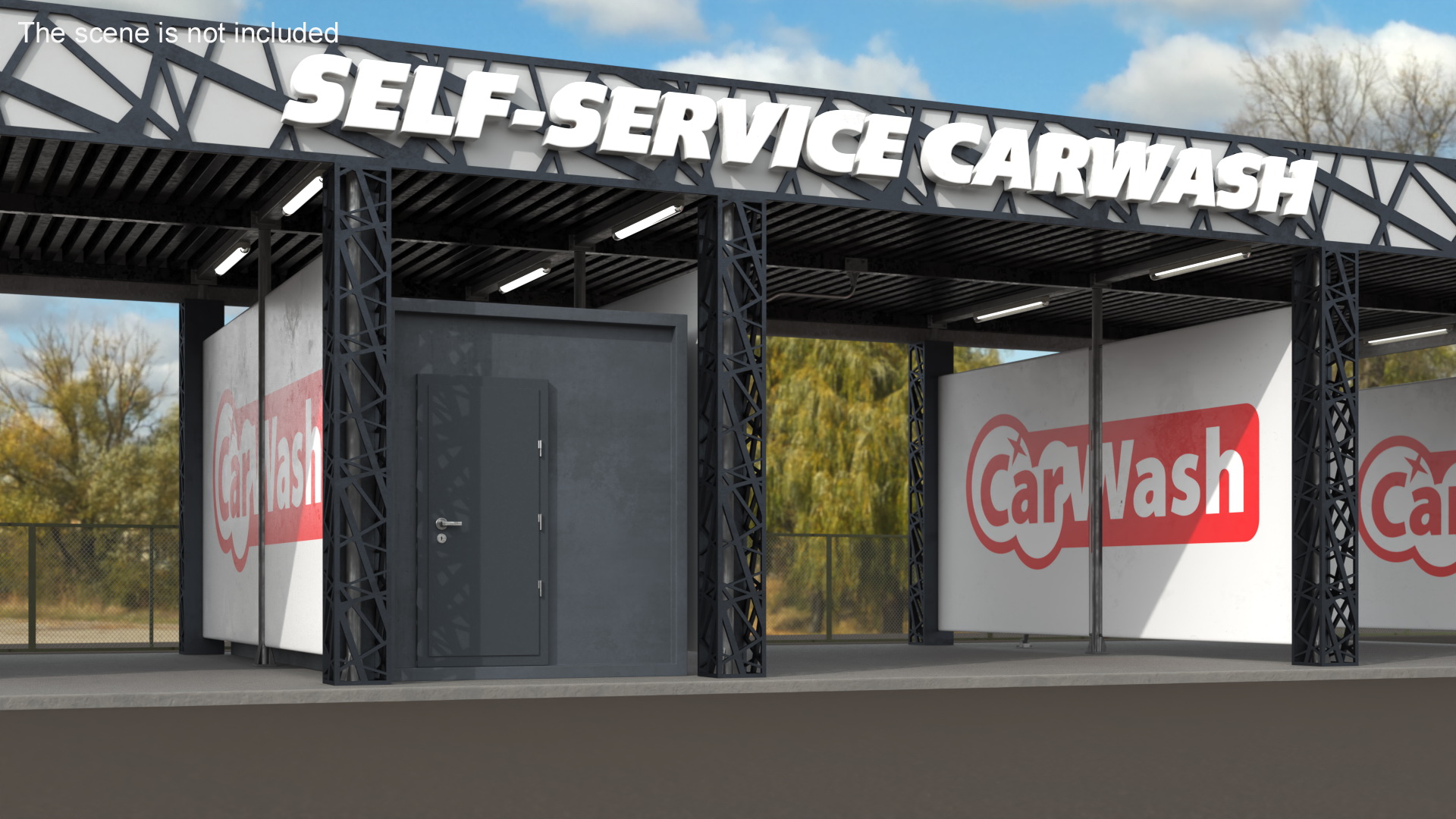 3D model Self Serve Auto Wash