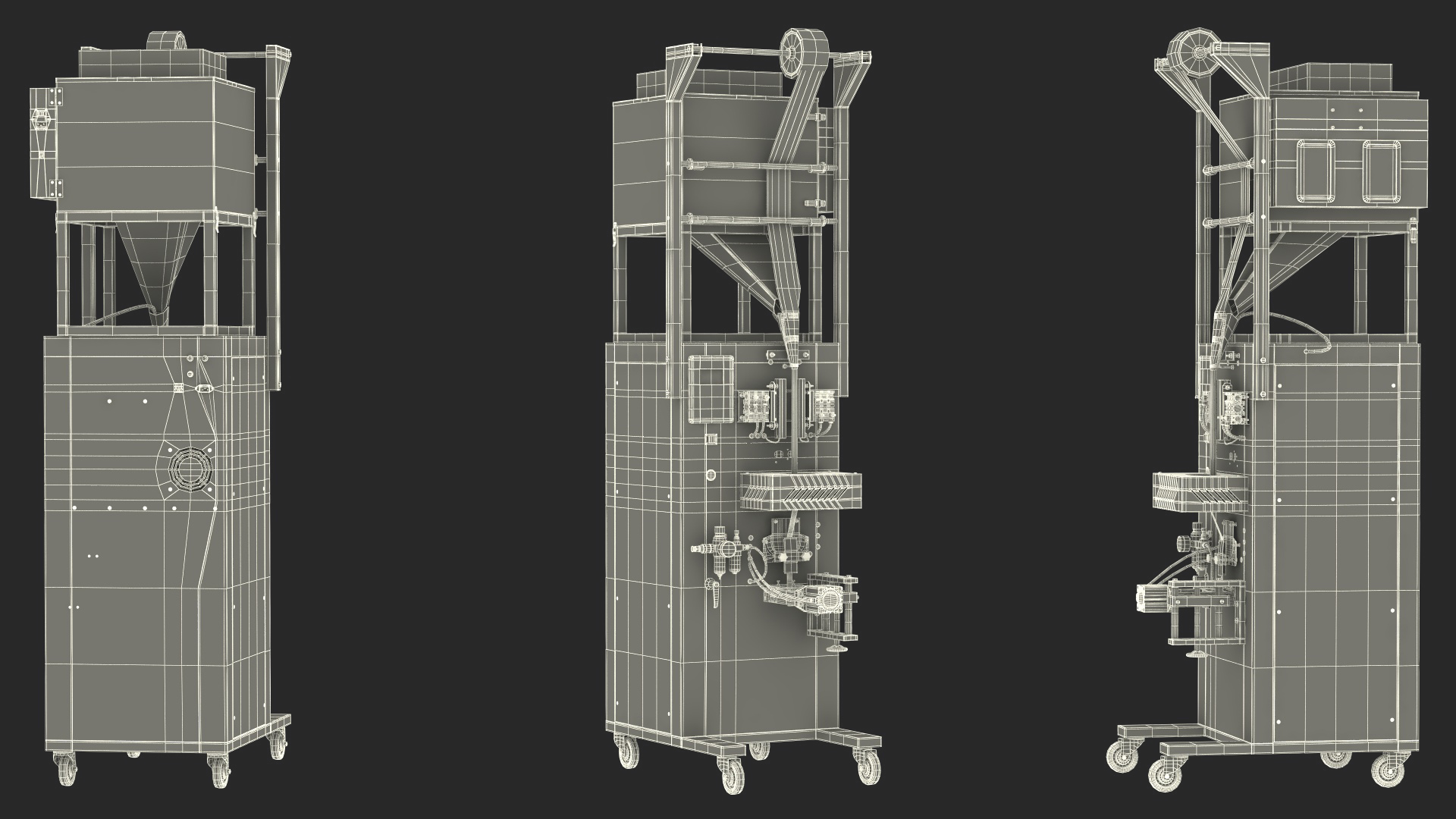 Engineer Repairing Packing Machine 3D model