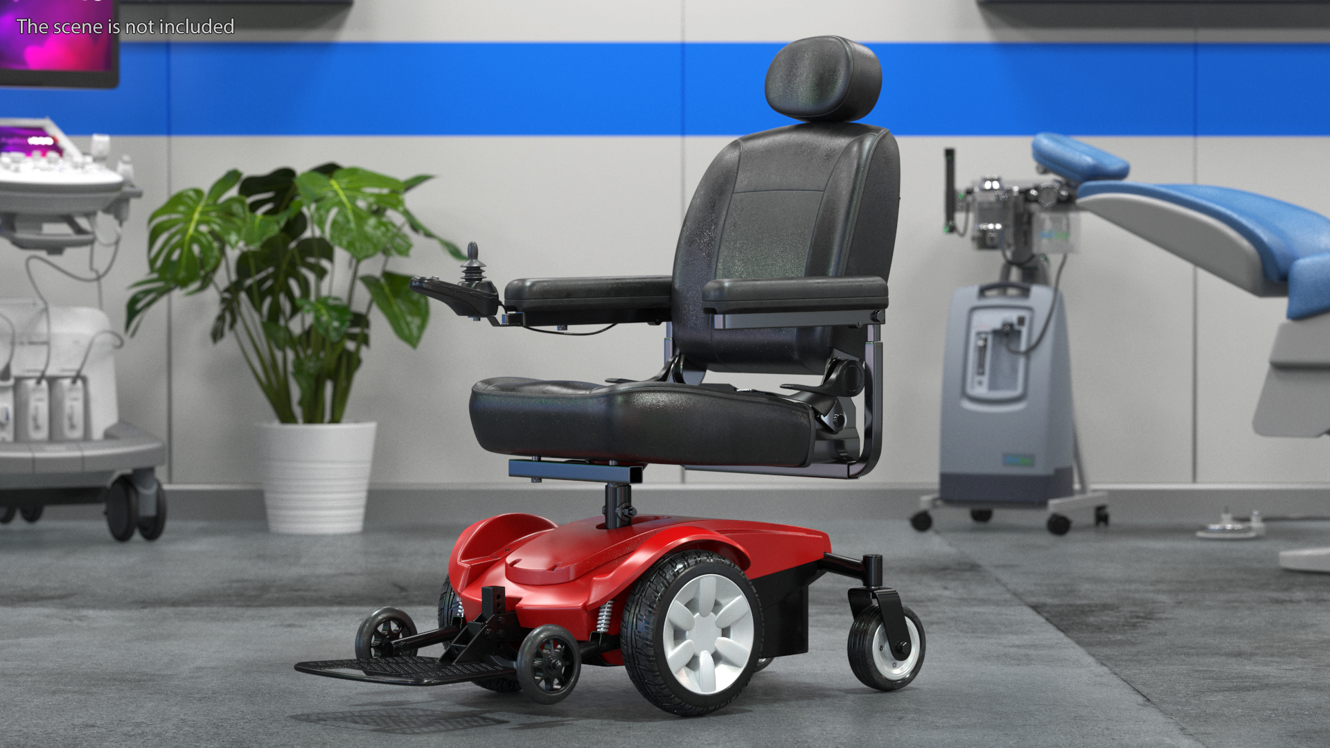 Electric Wheelchair 3D model