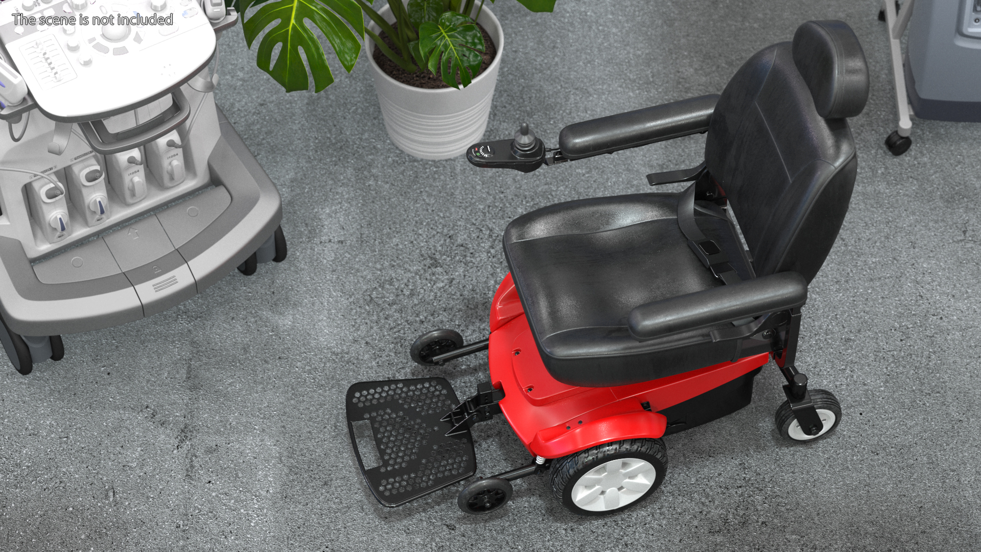 Electric Wheelchair 3D model