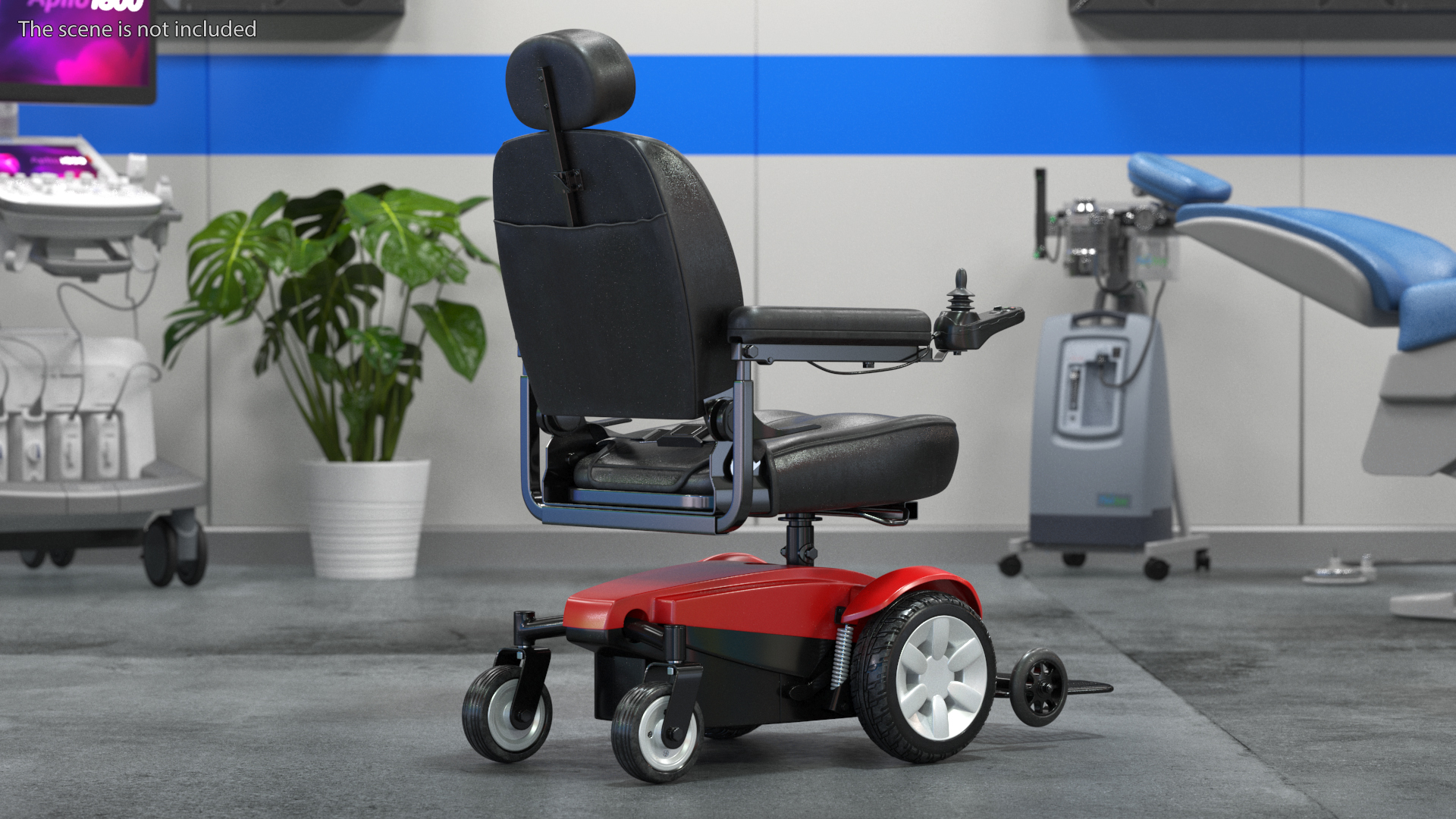 Electric Wheelchair 3D model