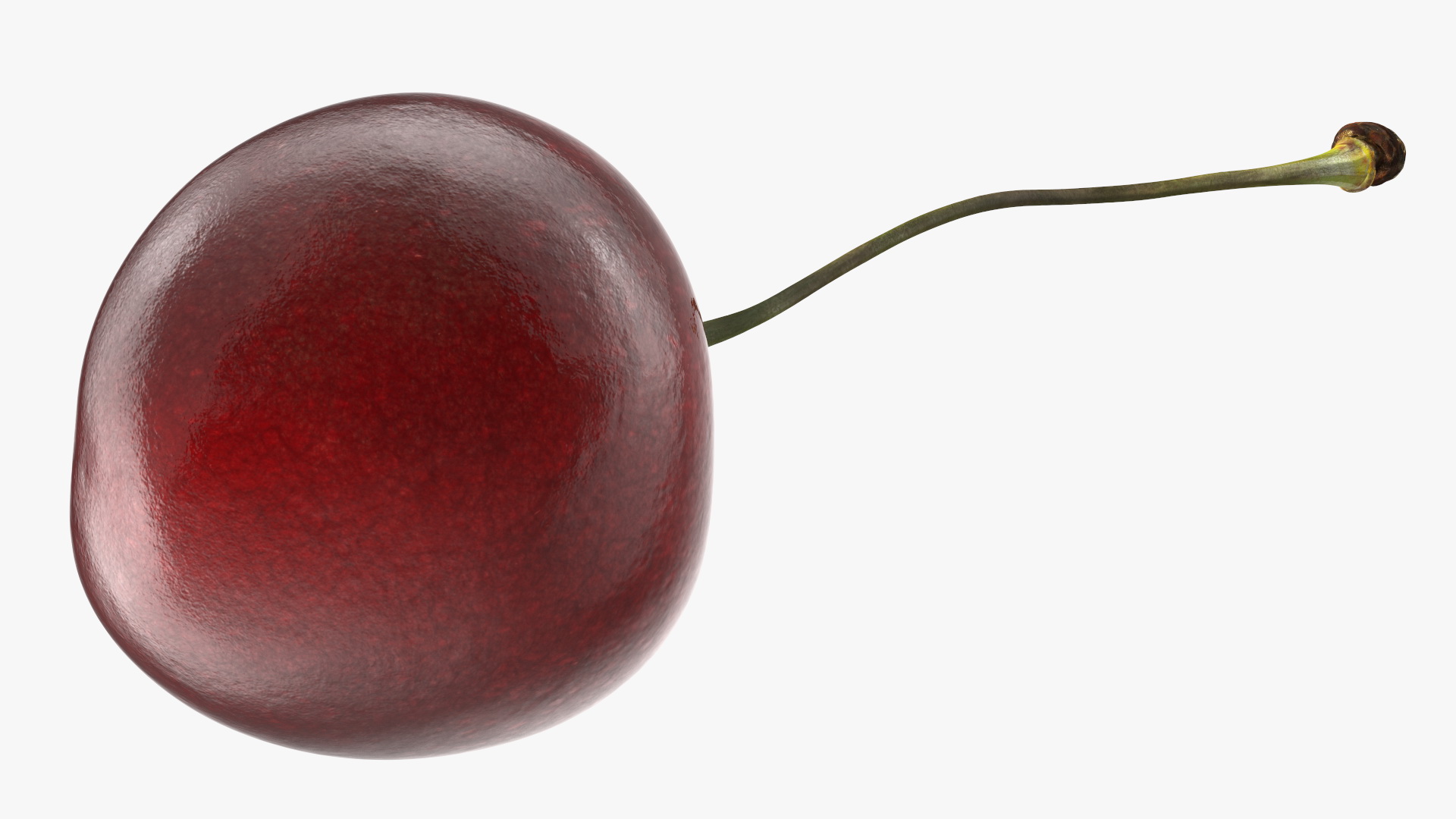 3D Realistic Cherry with Stem