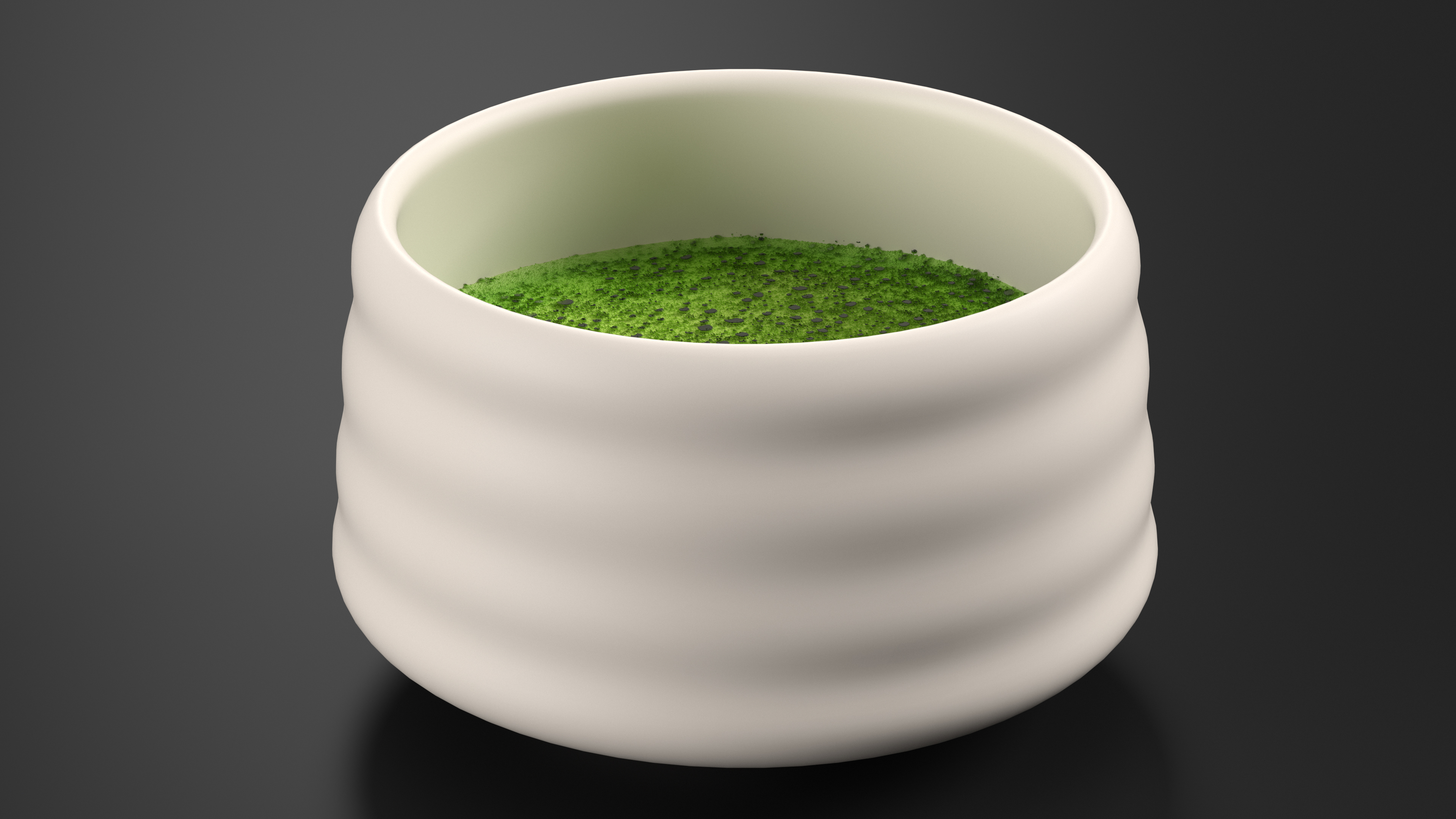 3D model Bowl With Matcha Tea