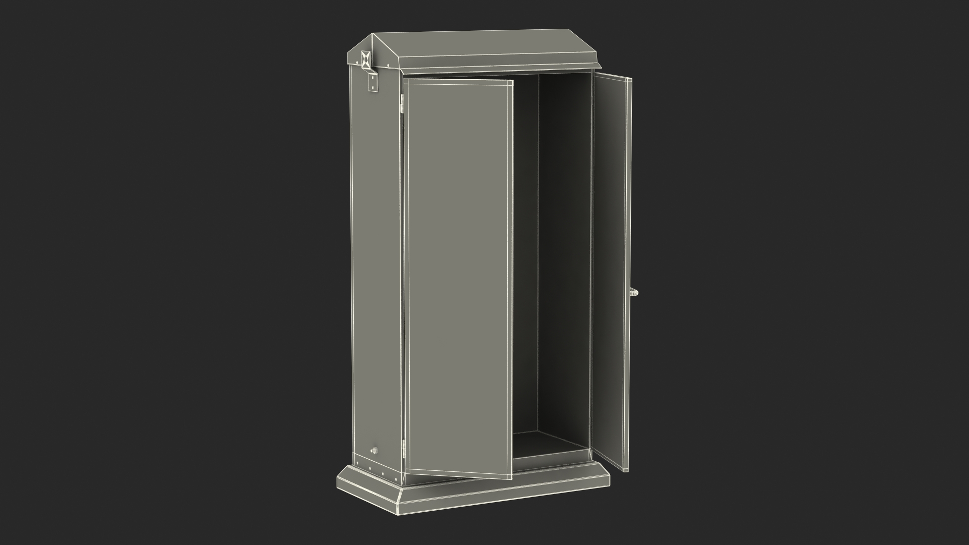 3D Railway Relay Cabinet