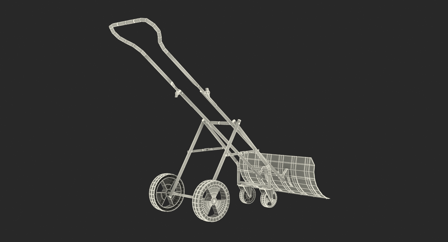 Rolling Snow Shovel 3D model