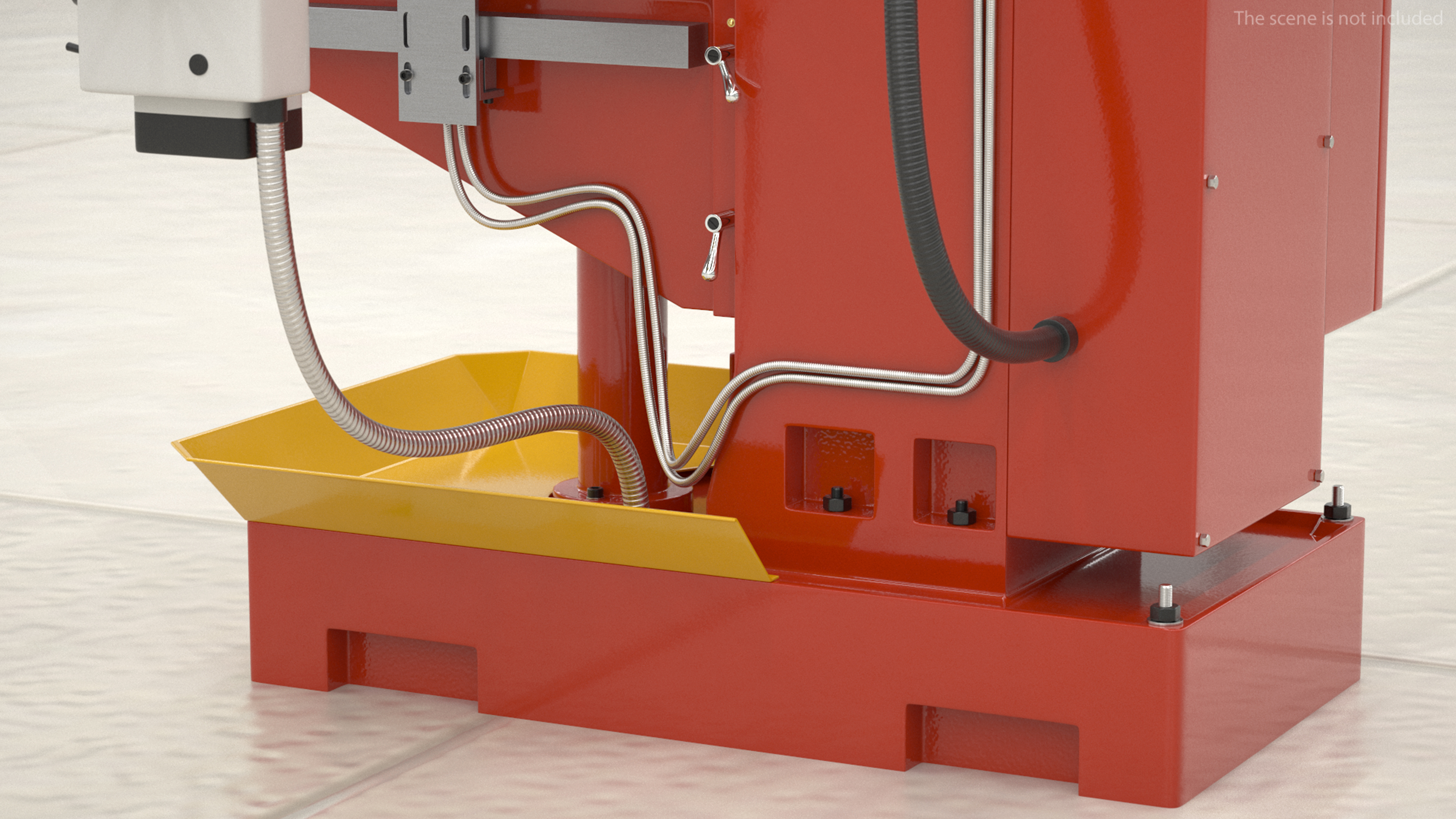 Milling Machine Red 3D model