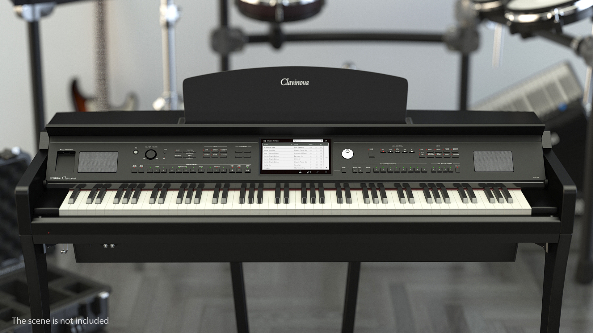 3D model Yamaha Clavinova CVP-709 Black