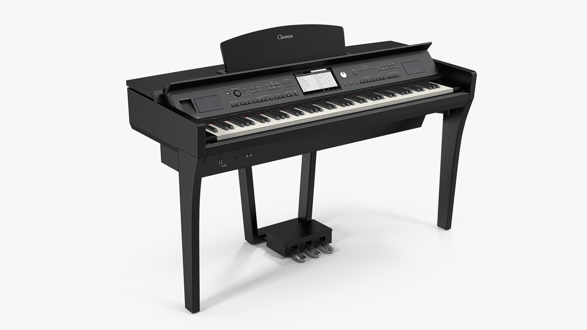 3D model Yamaha Clavinova CVP-709 Black