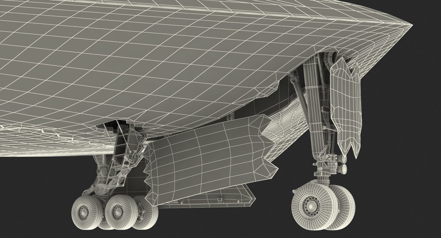 Stealth Bomber B 2 Spirit Rigged 3D