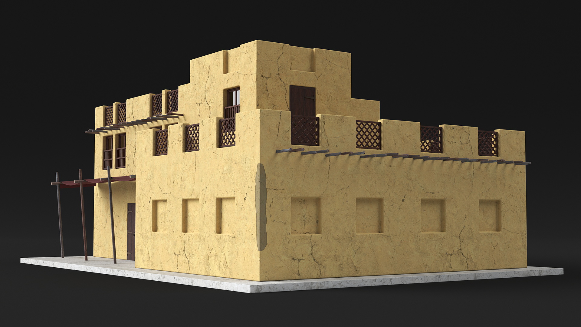 3D model Arab House