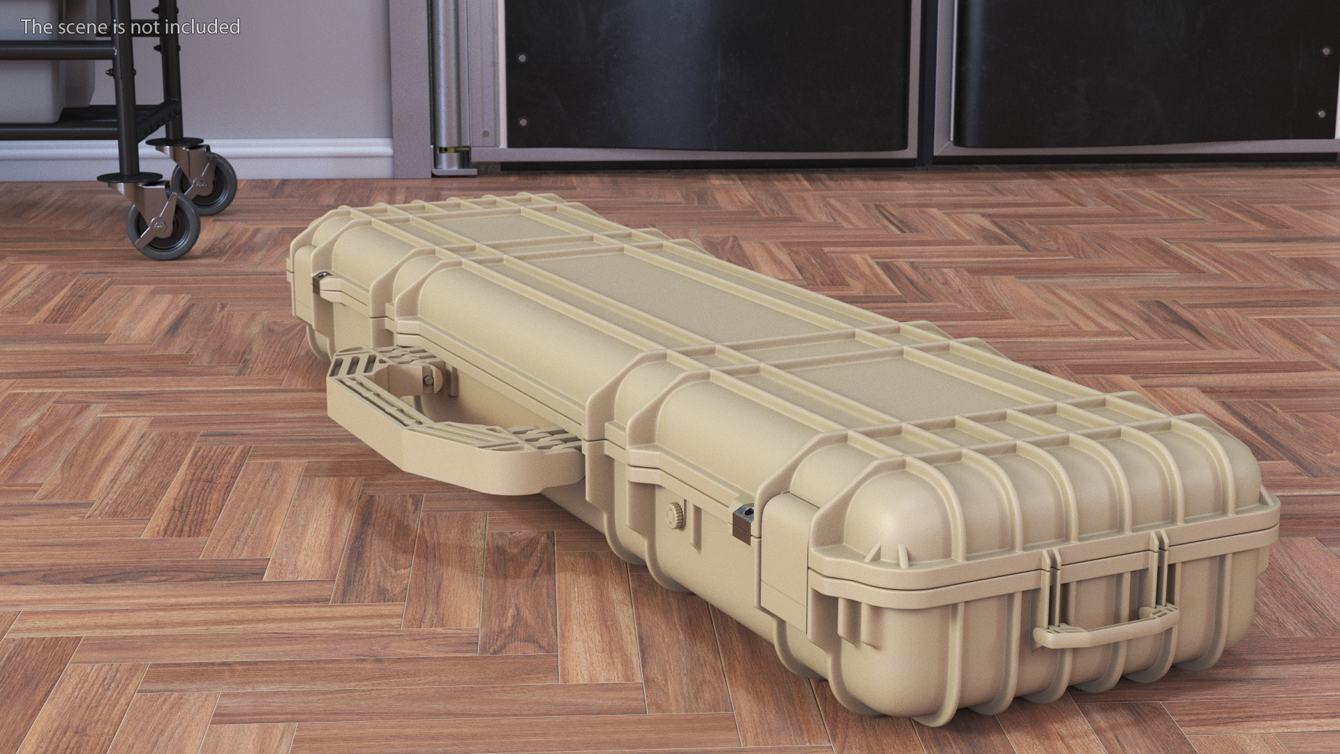 Waterproof Rifle Case Sand Color 3D