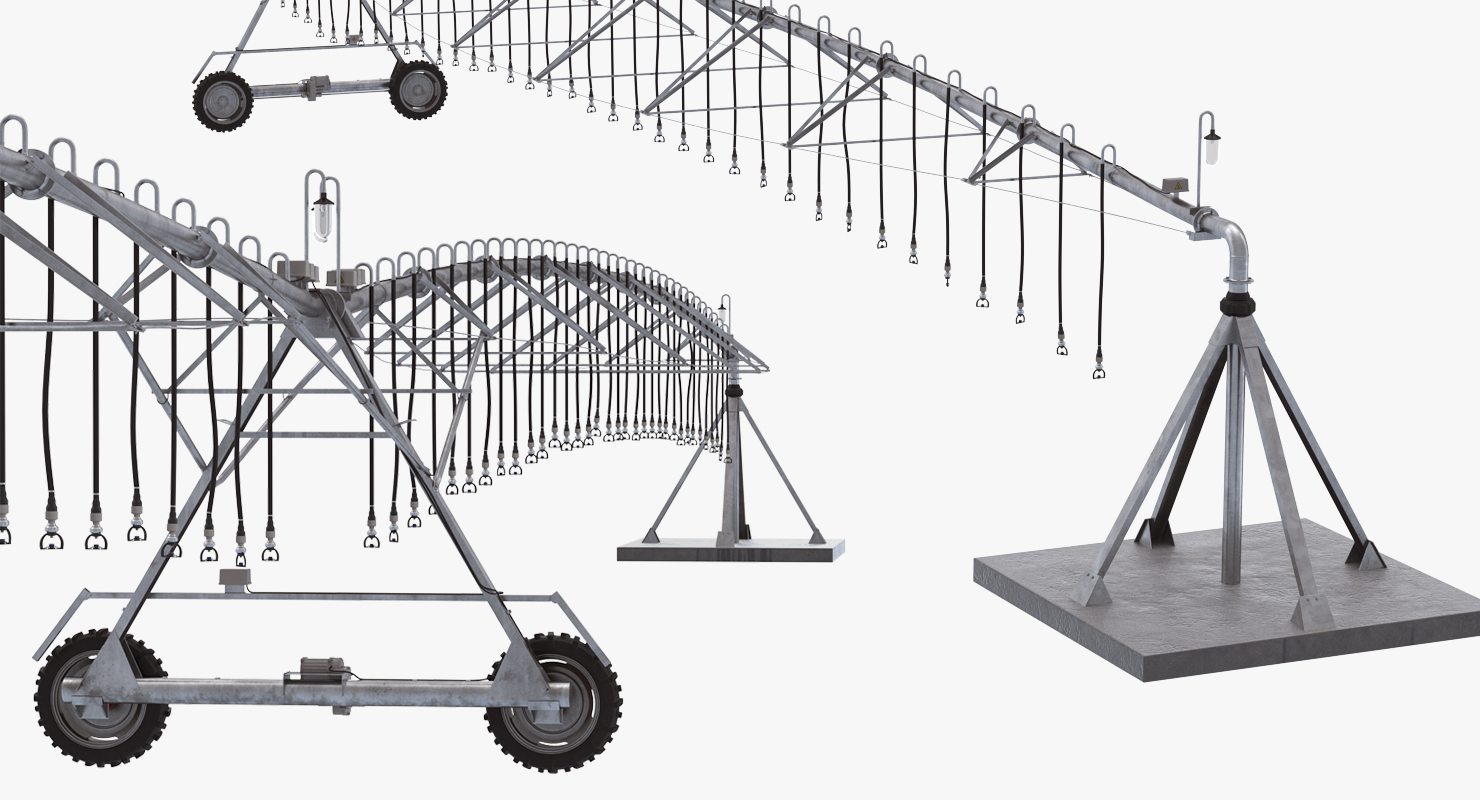 3D model Center Pivot Irrigation System