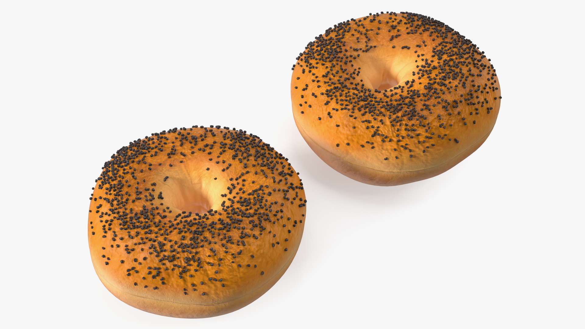 Poppy Seed Bagels 3D