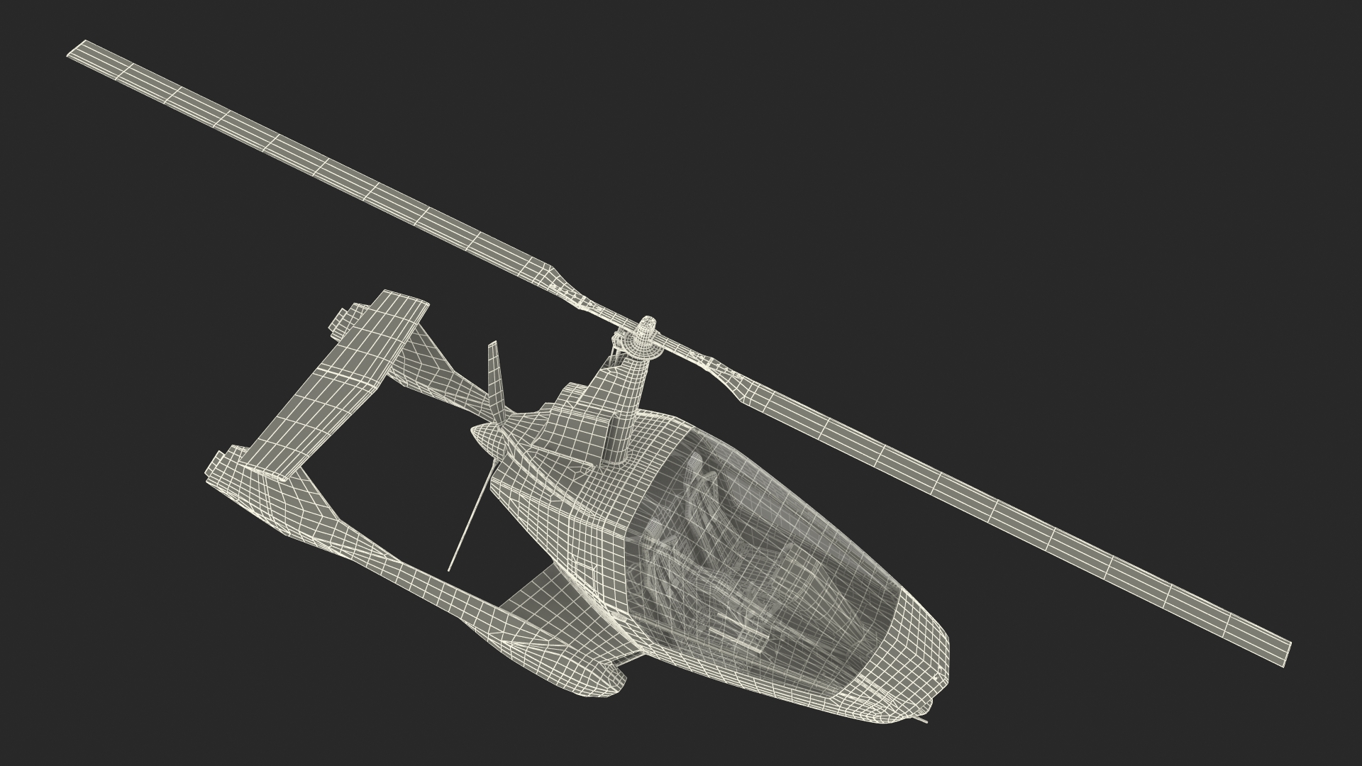 3D Nisus Gyroplane Rigged for Maya