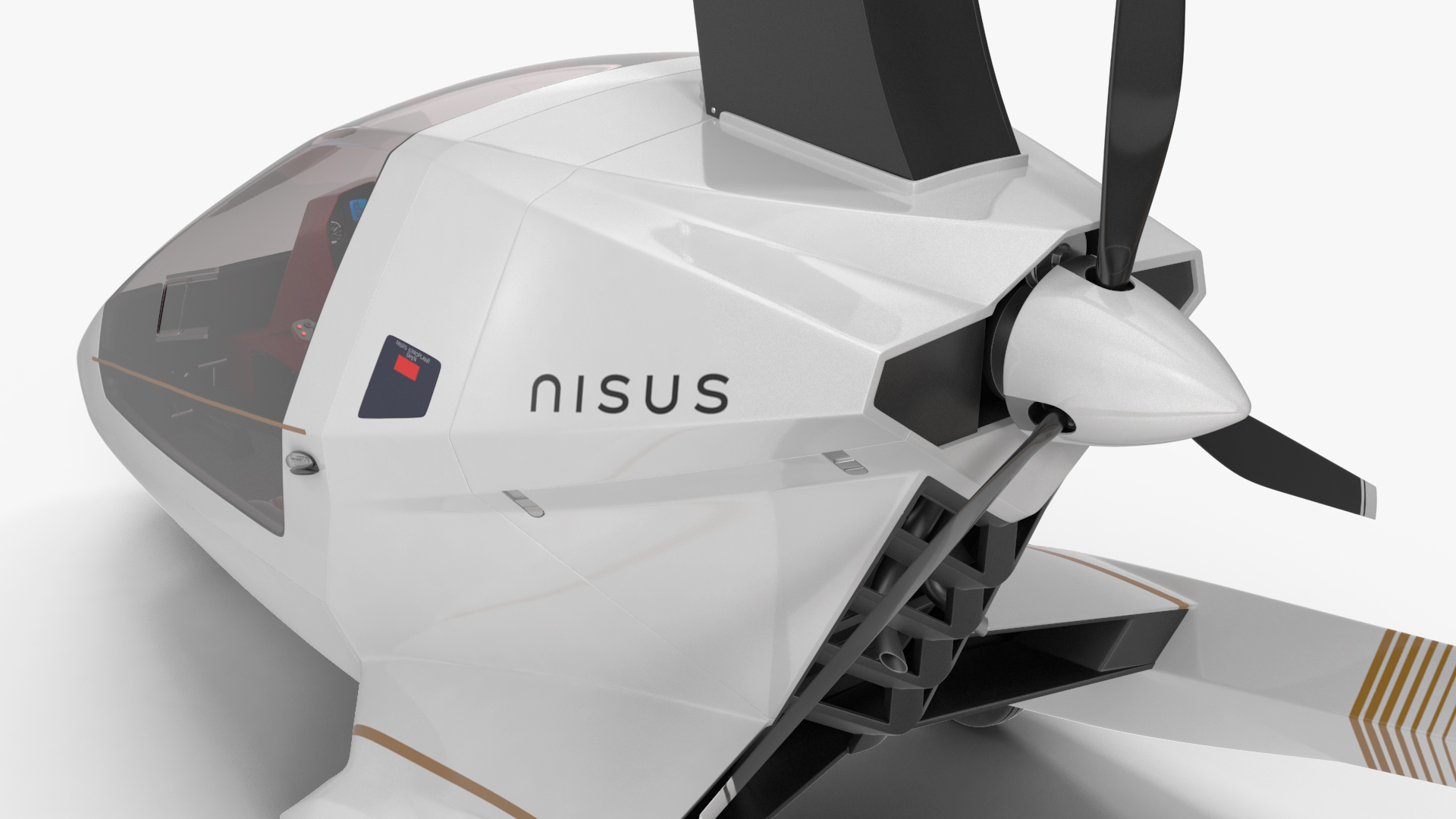 3D Nisus Gyroplane Rigged for Maya