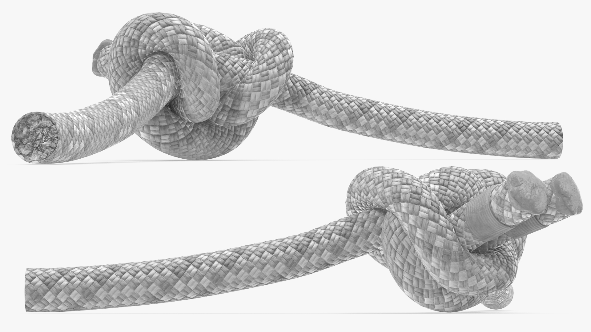 3D Alpine Butterfly Bend Knot Rope