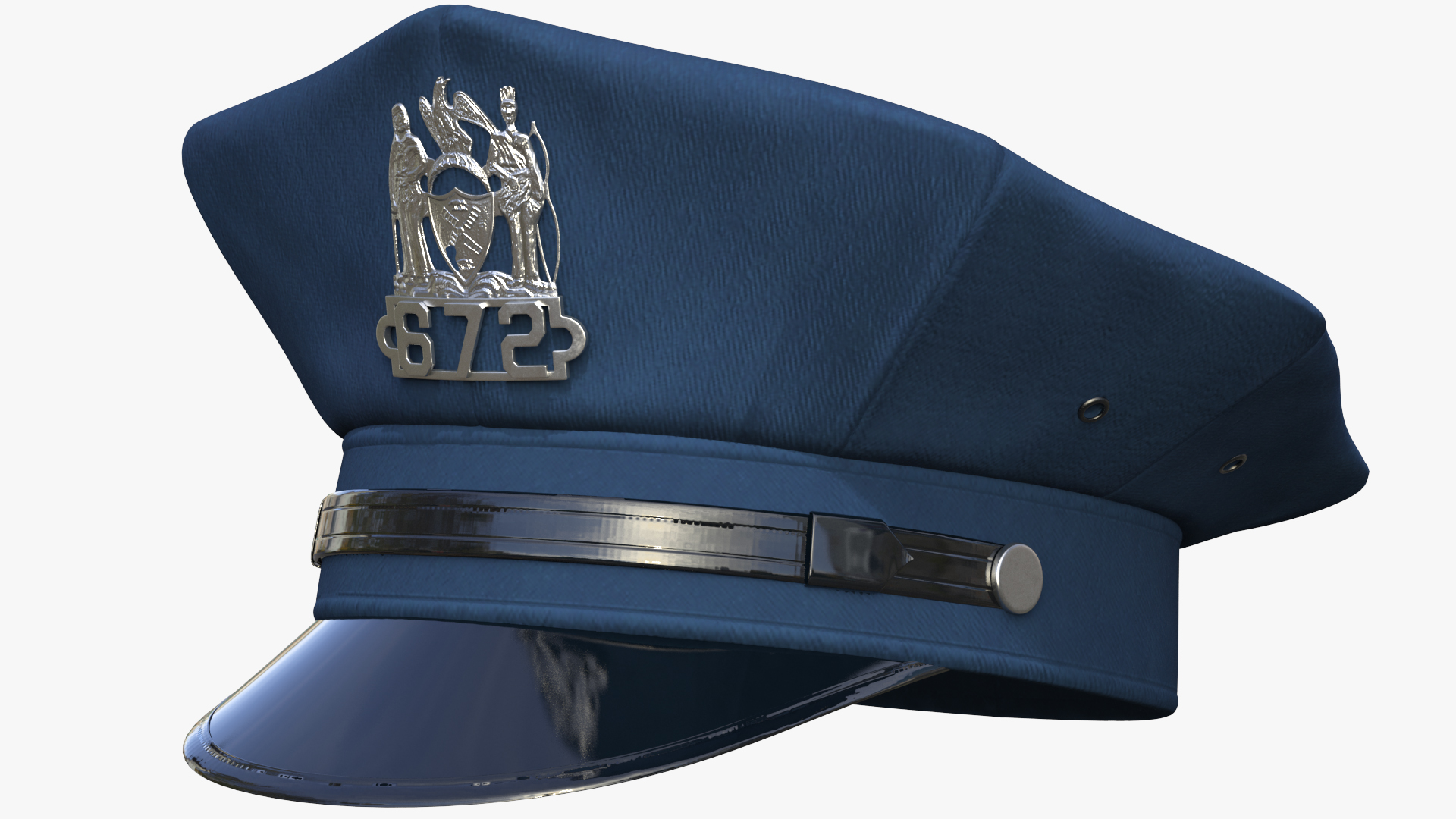 3D model NYPD Police Cap