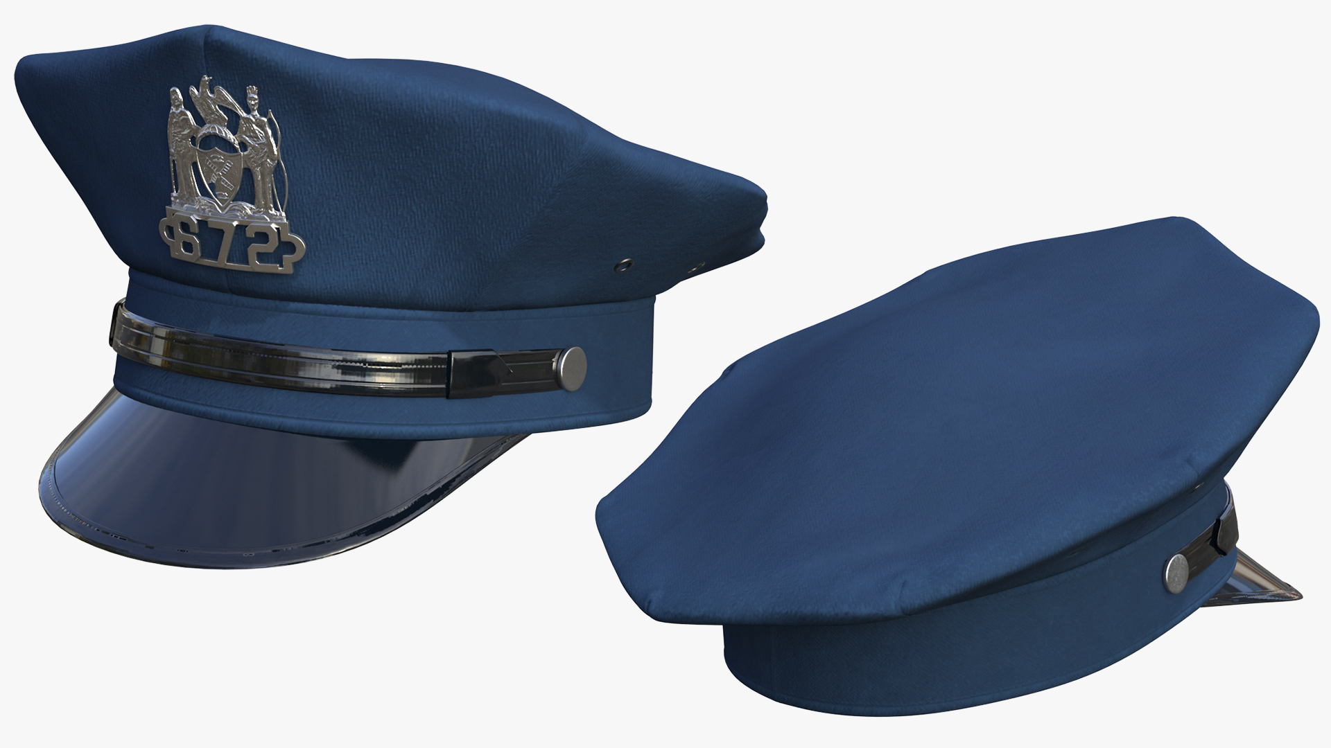 3D model NYPD Police Cap