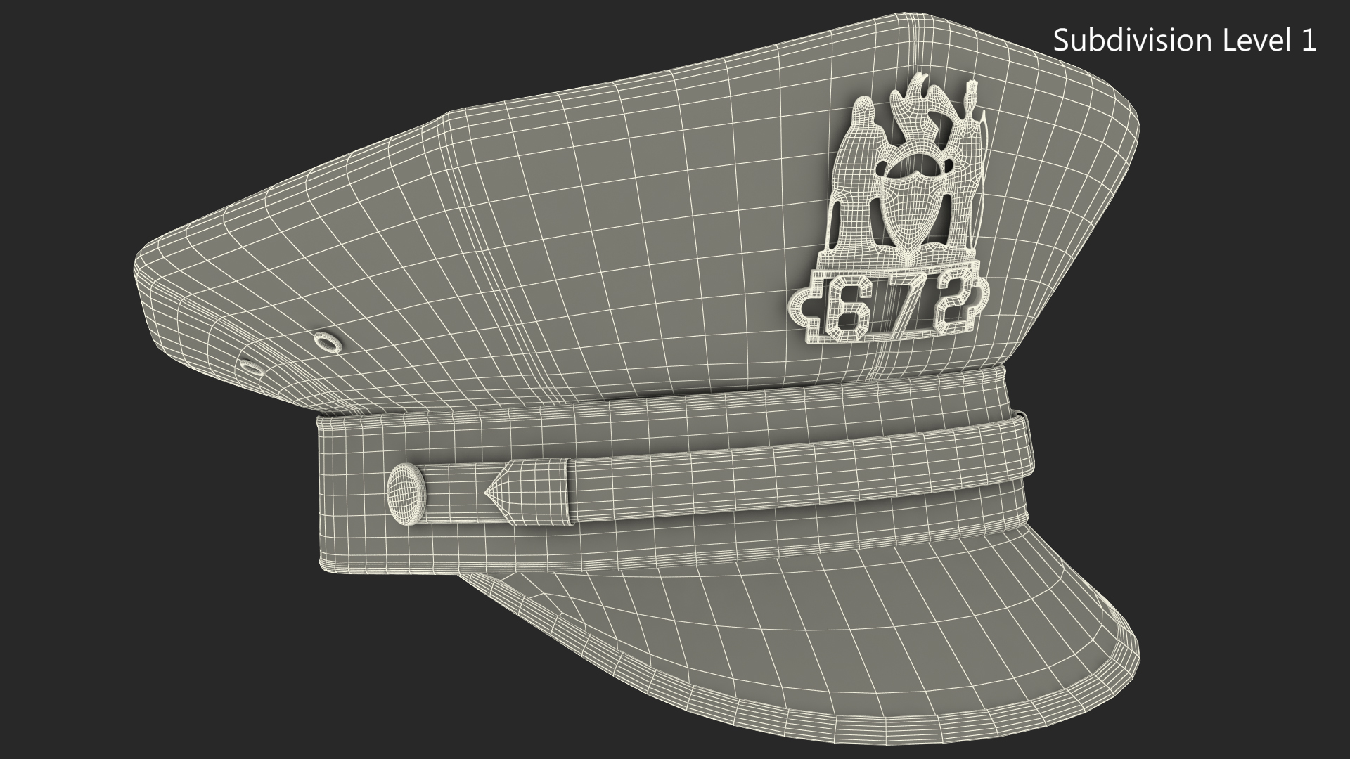 3D model NYPD Police Cap