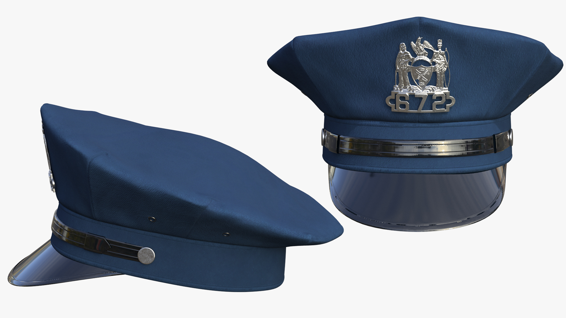 3D model NYPD Police Cap