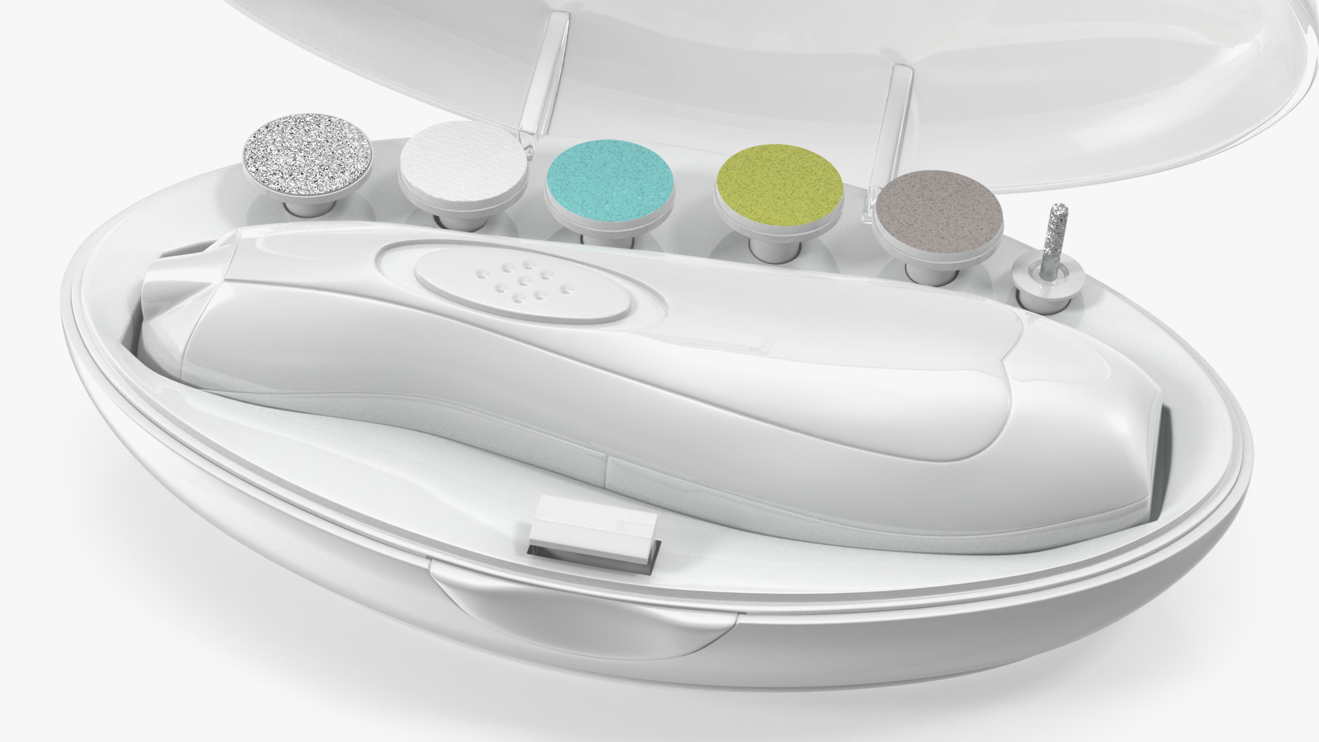 3D model 20 in 1 Electric Nail Trimmer White