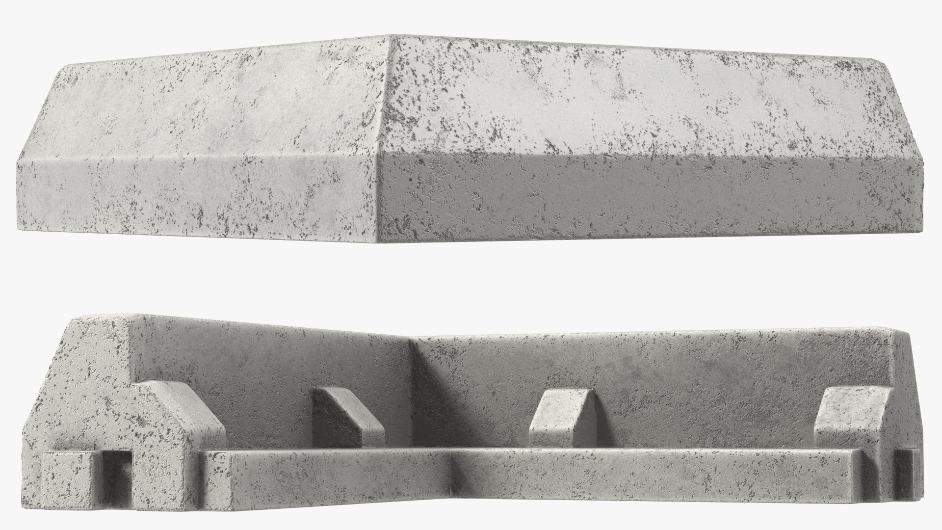 Superior Curb Outer Corner Section 3D model