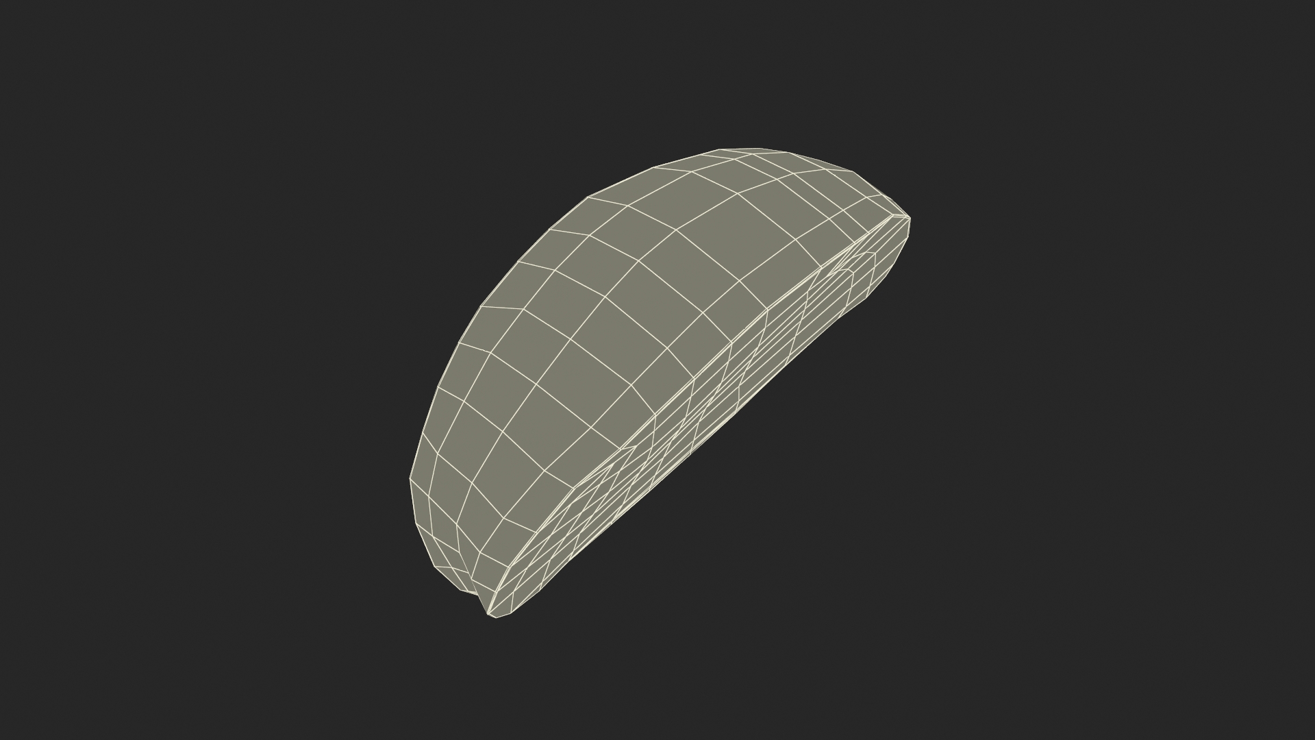 3D Sliced Green Apple model