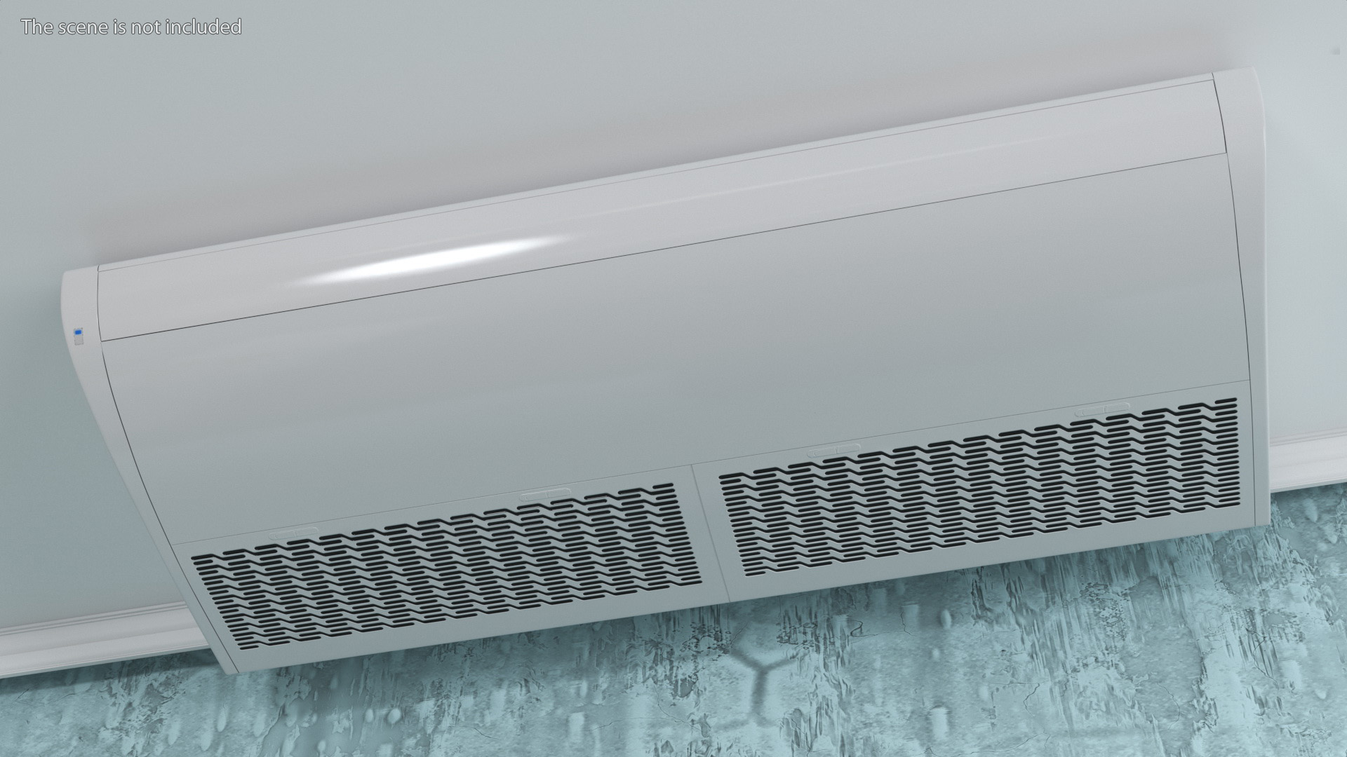 Ceiling Heat Pump Air Conditioning 3D model