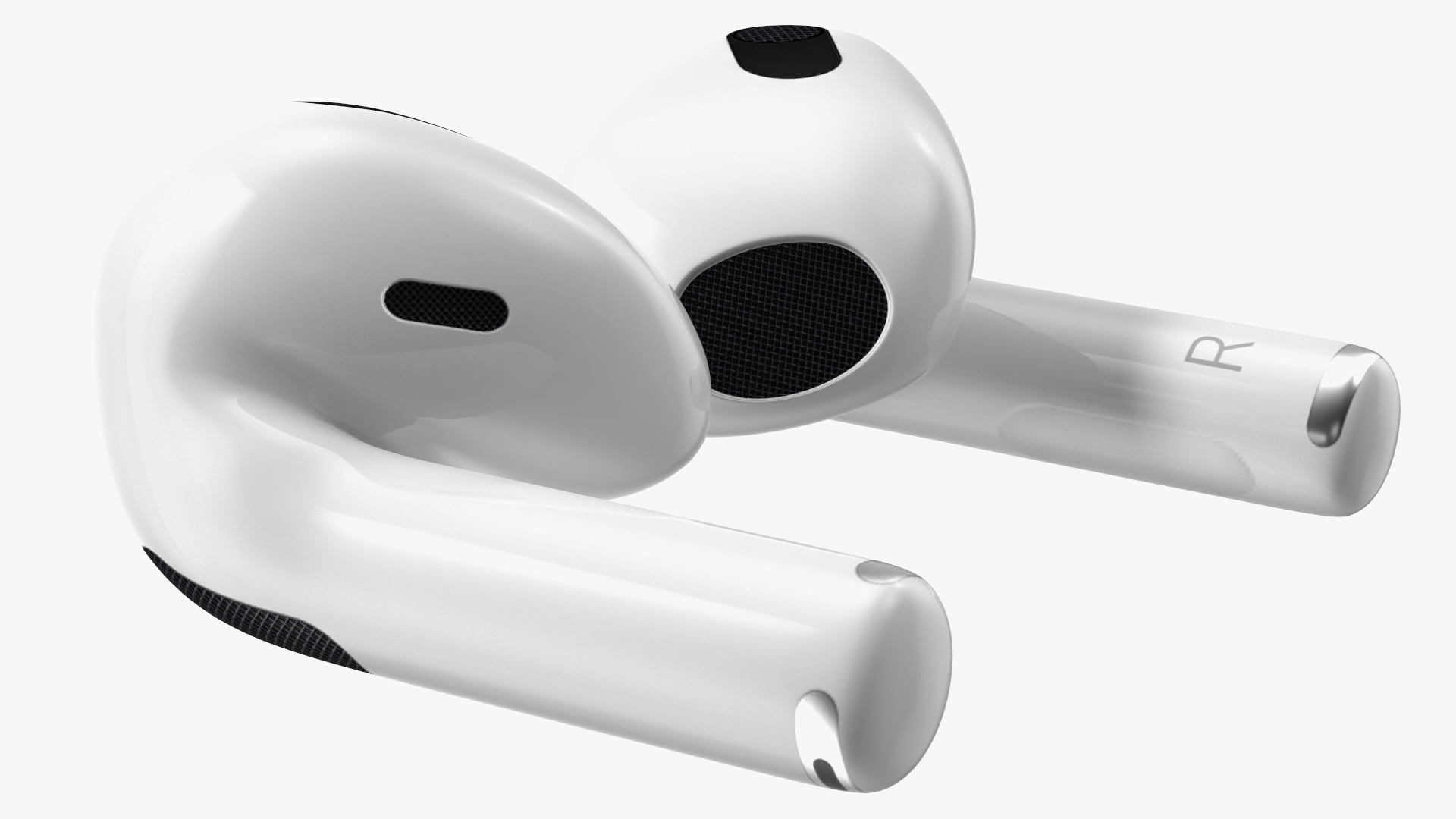 3D Apple AirPods 3 Earbuds model